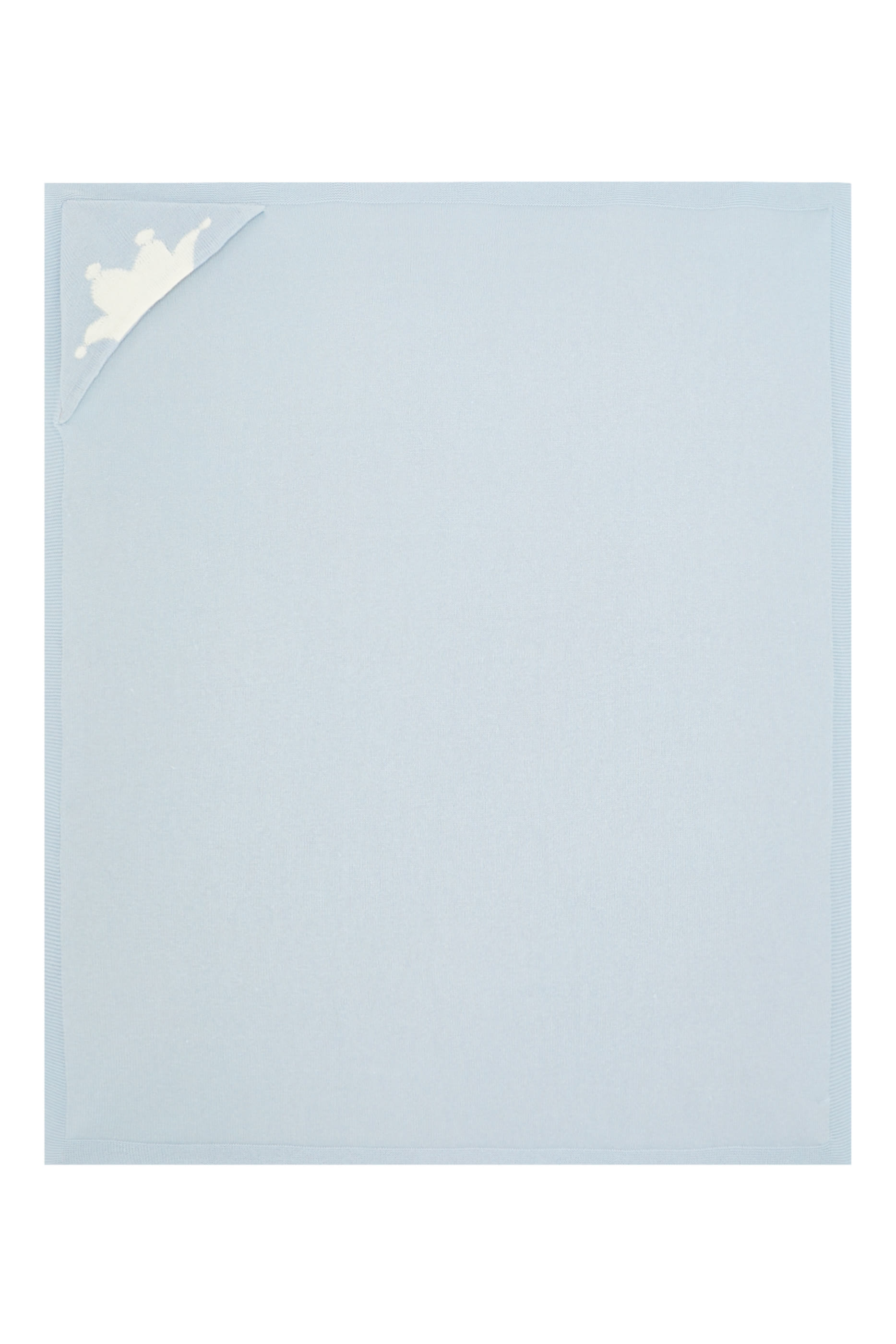 Knitted Crown Blanket