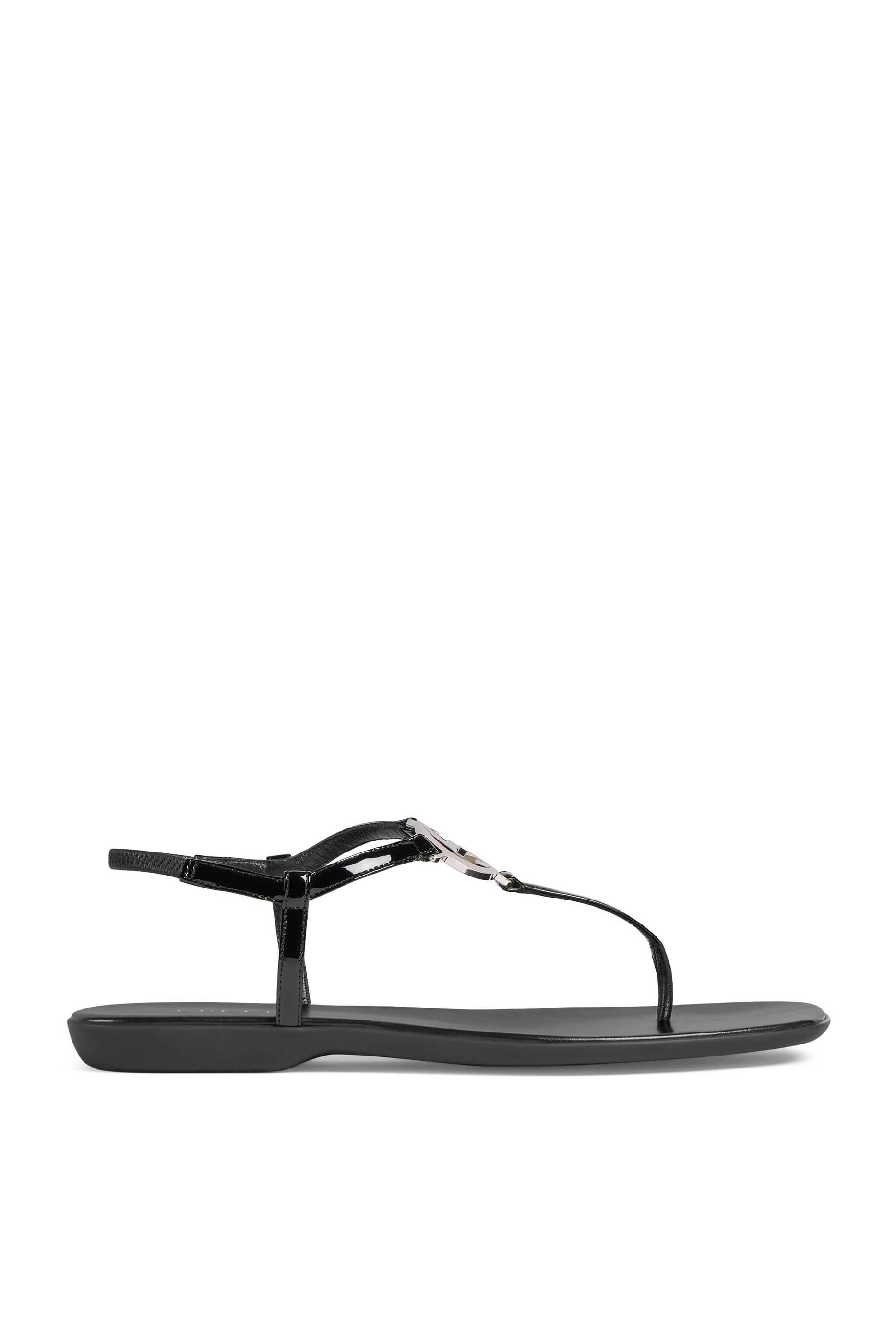 Thong Sandals With Interlocking G 