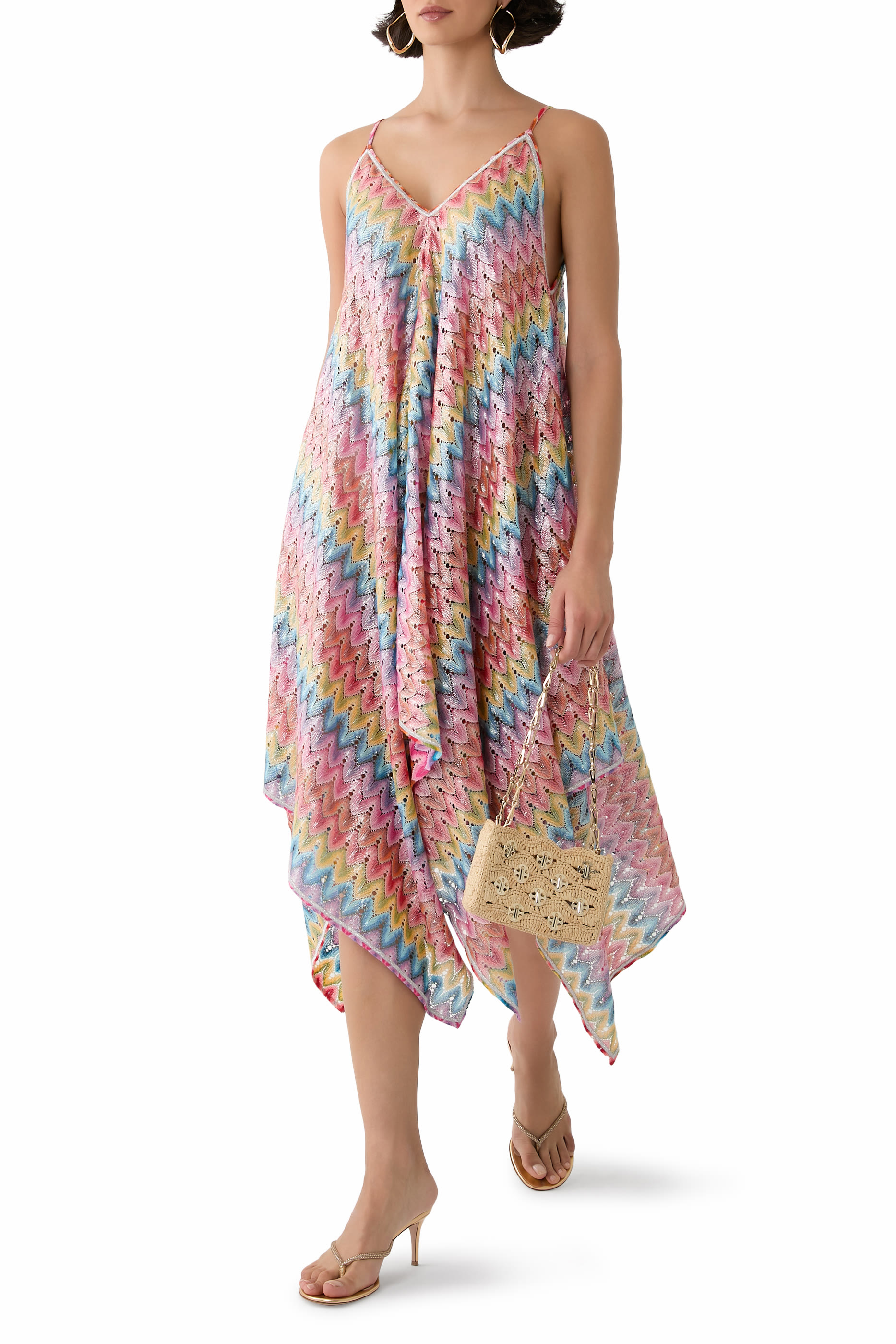 Zigzag Cover-Up Dress