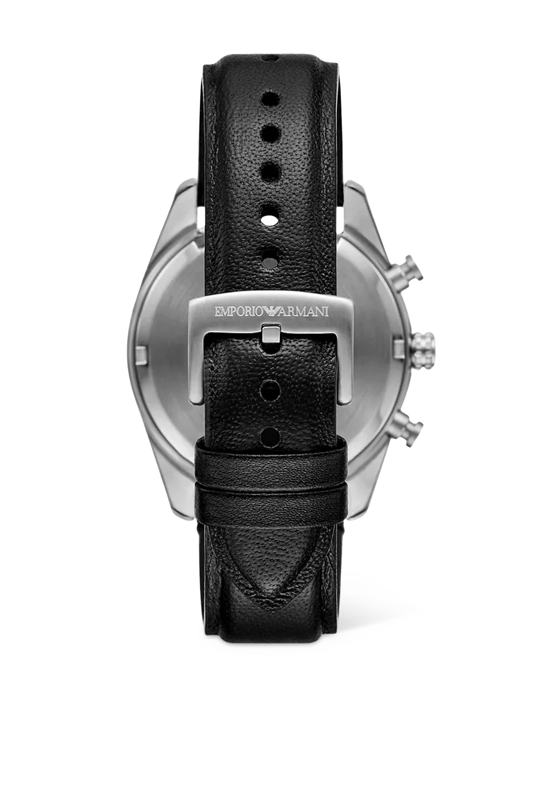 Chronograph Leather Watch