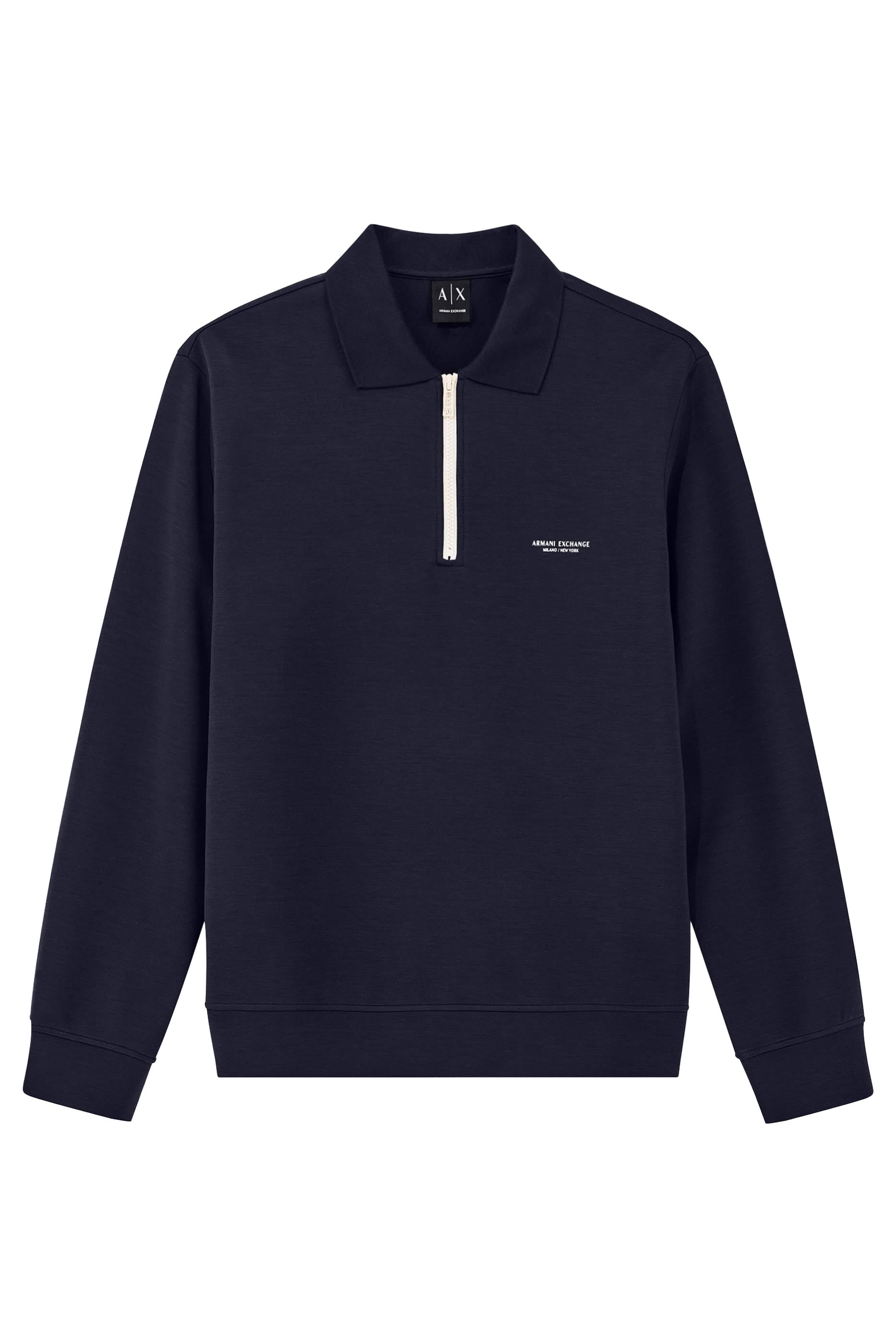 AX Logo Half-Zip Sweatshirt