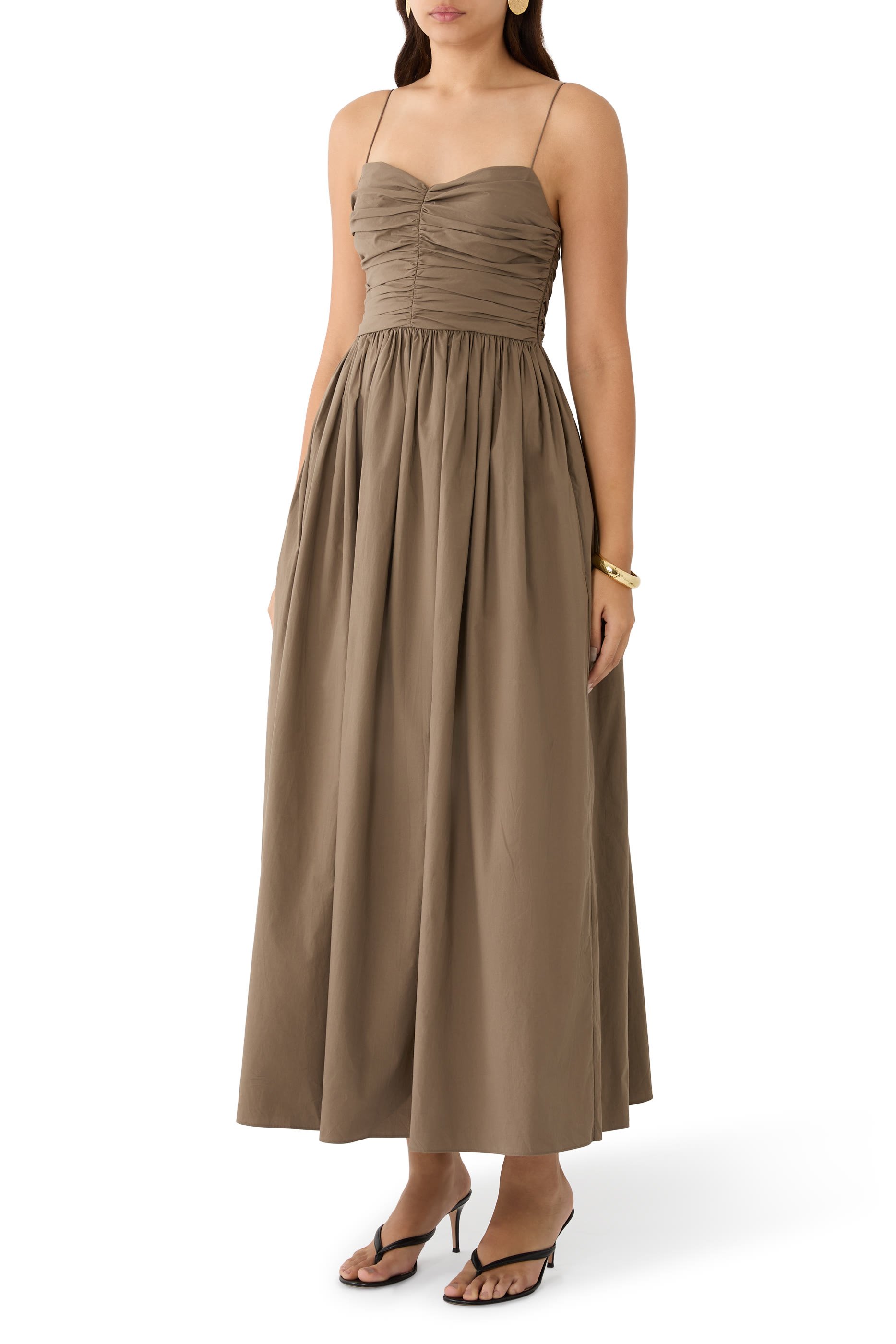 Gathered Bodice Dress