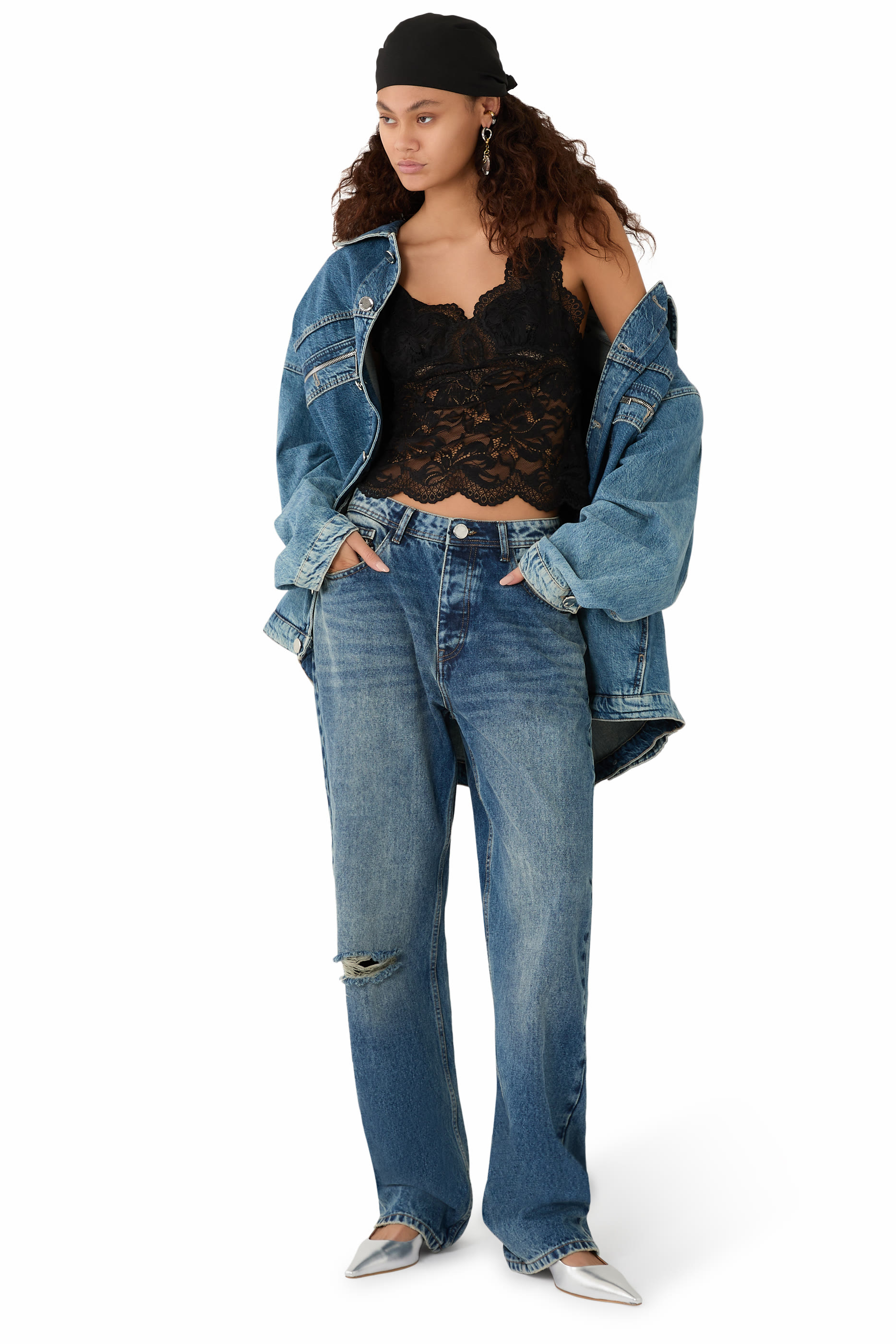  Balloon Denim Jeans