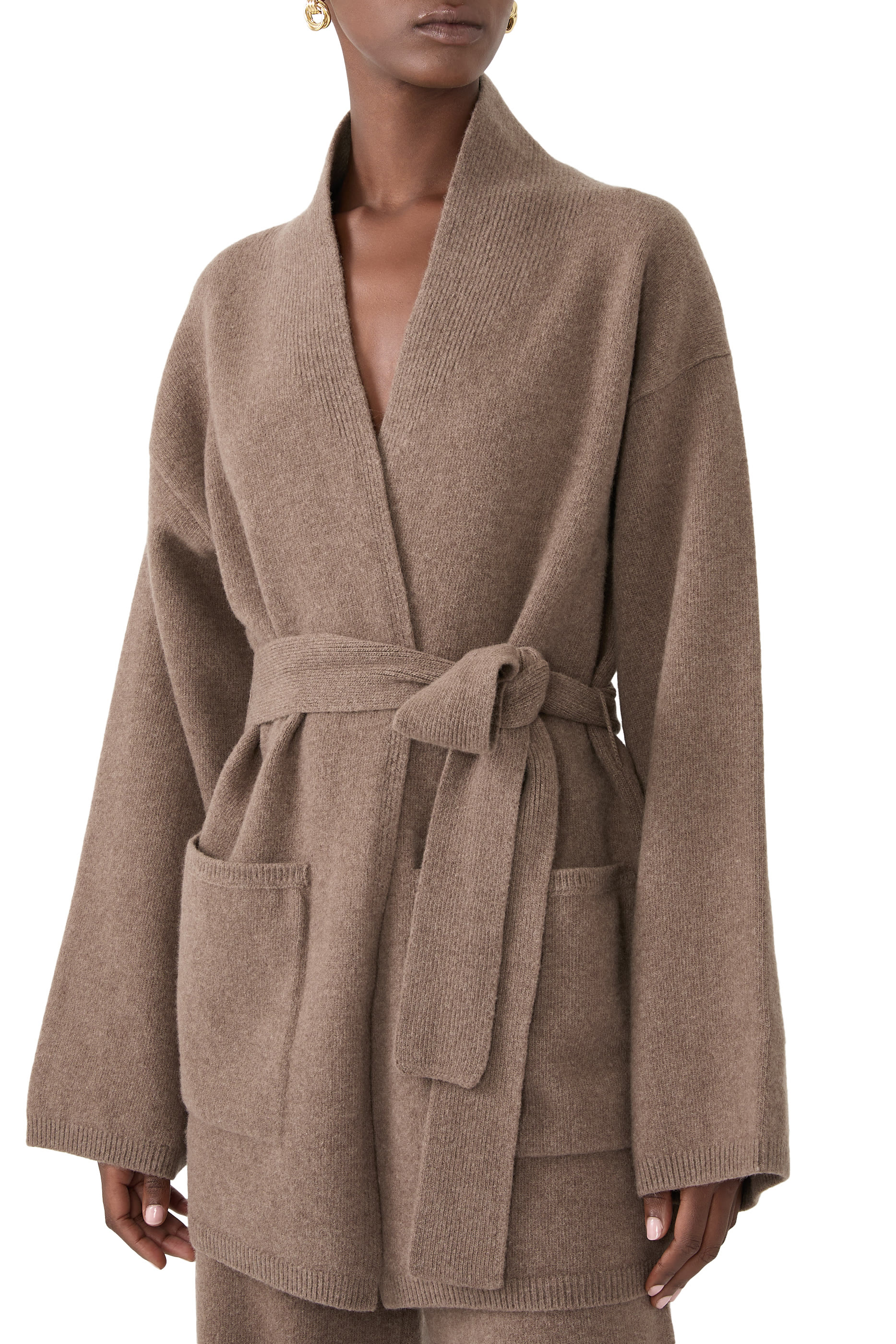 Kimono-Style Knitted Cardigan