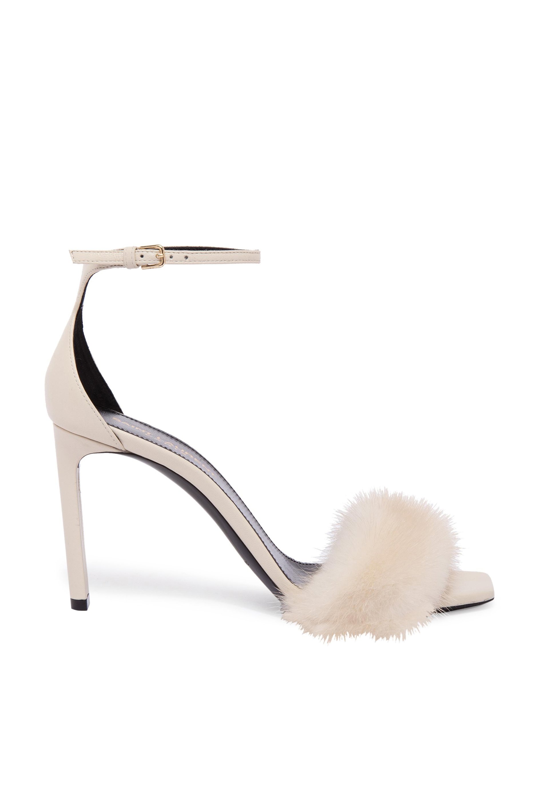 Bea Leather and Mink Sandals