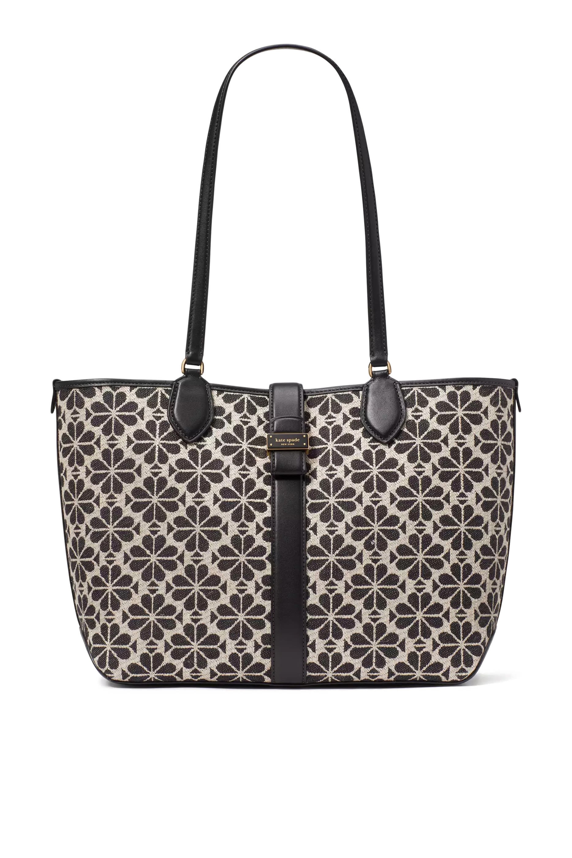 Spade Flower Jacquard Medium Tote Bag