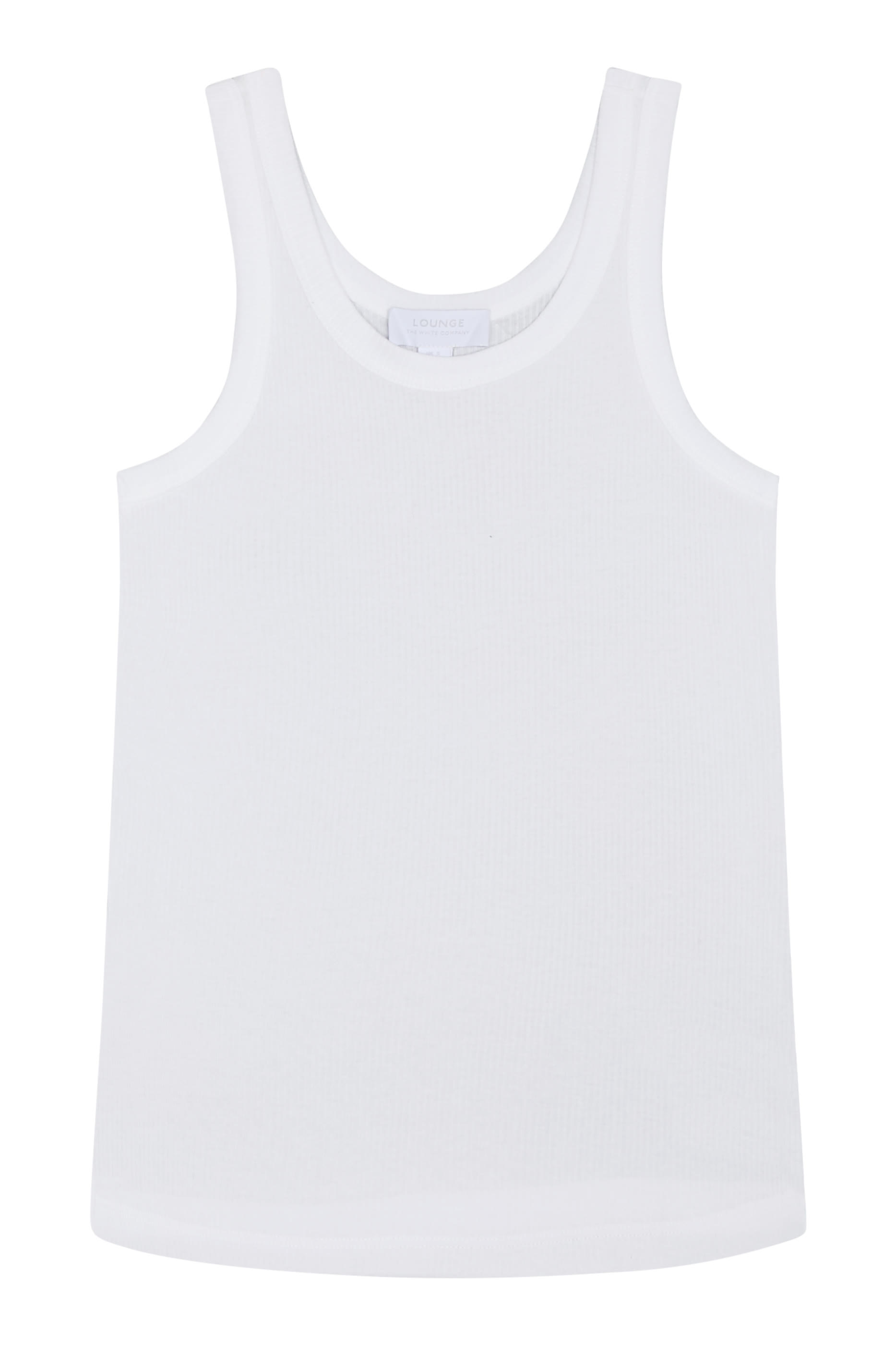 Ribbed Organic Cotton Lounge Vest