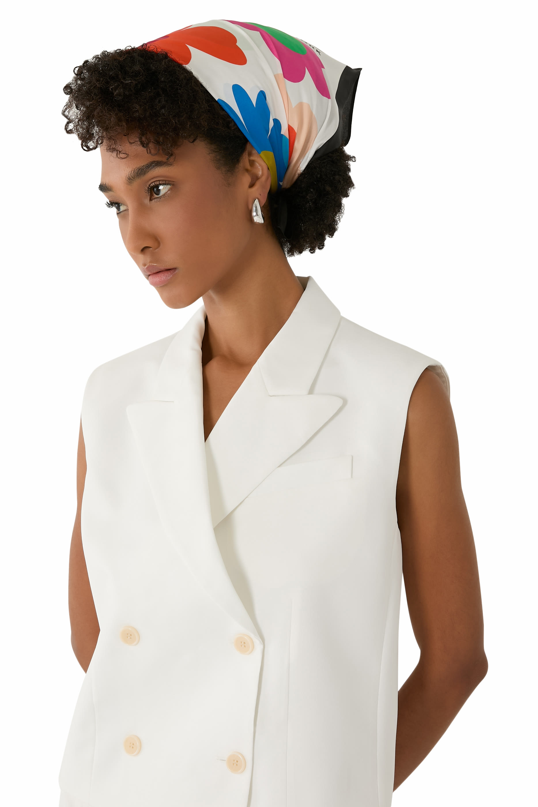 Magazine Silk-Twill Bandana