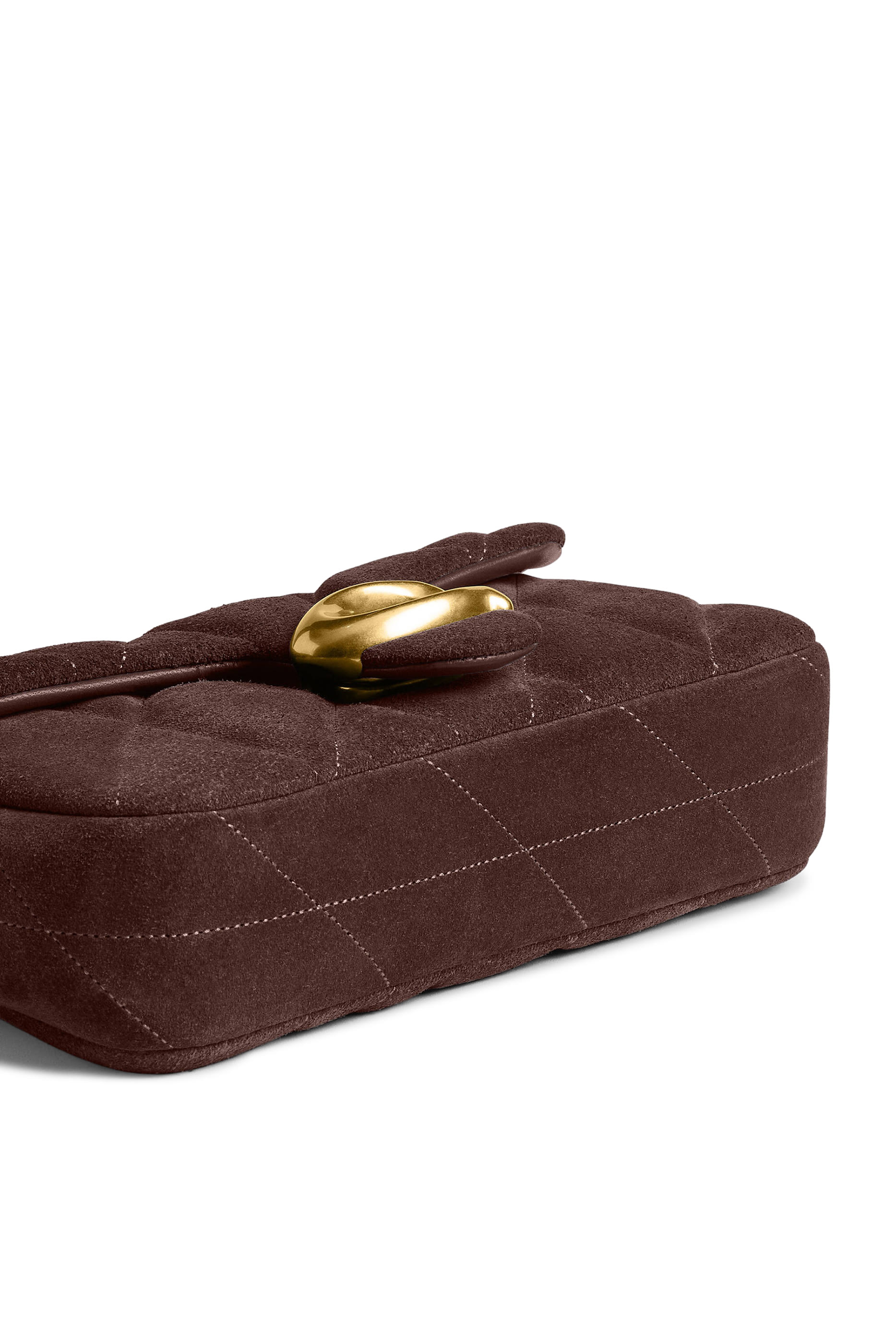 Quilted Suede Tabby 19 Chain Bag