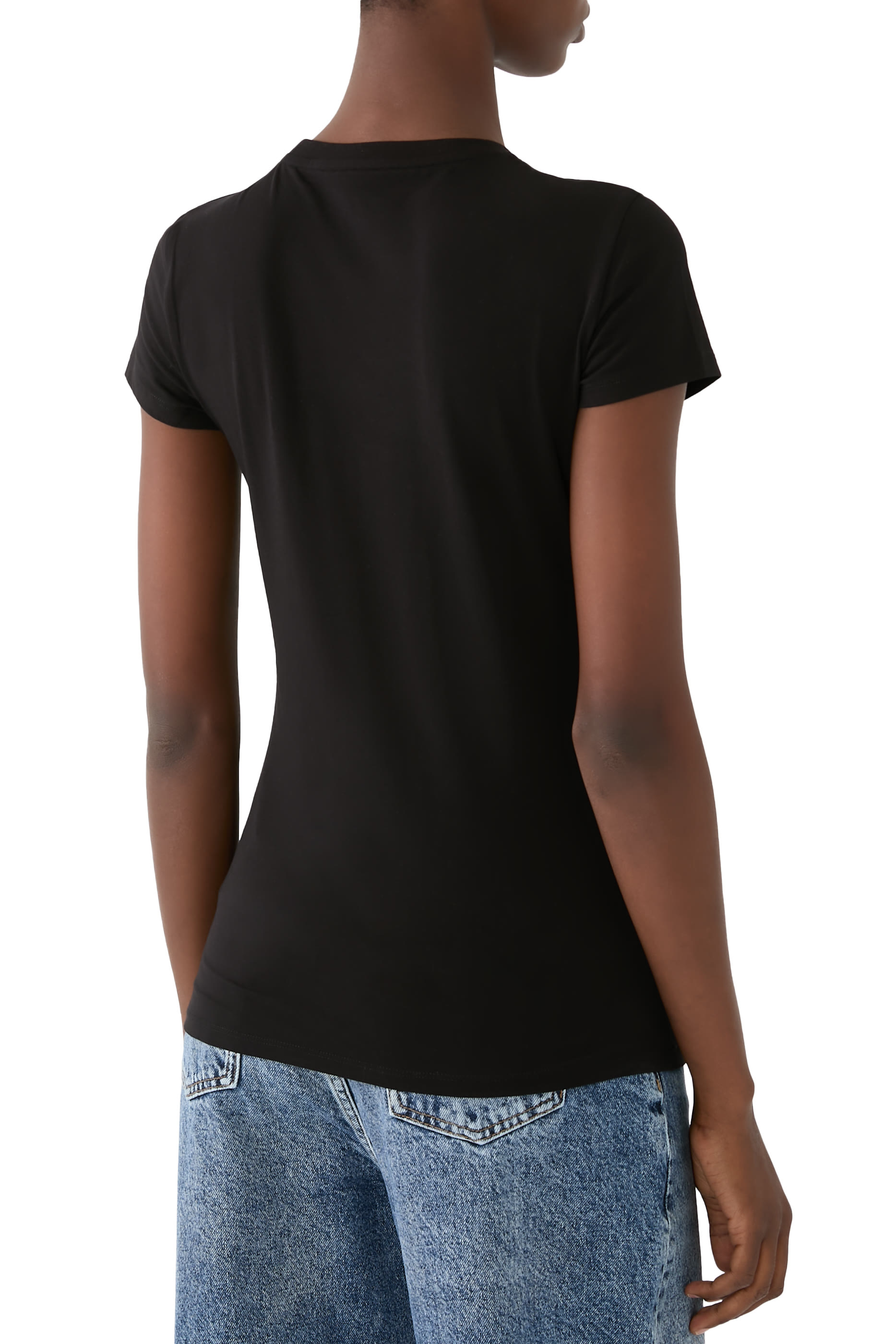 AX Logo Lettering Jersey T-Shirt