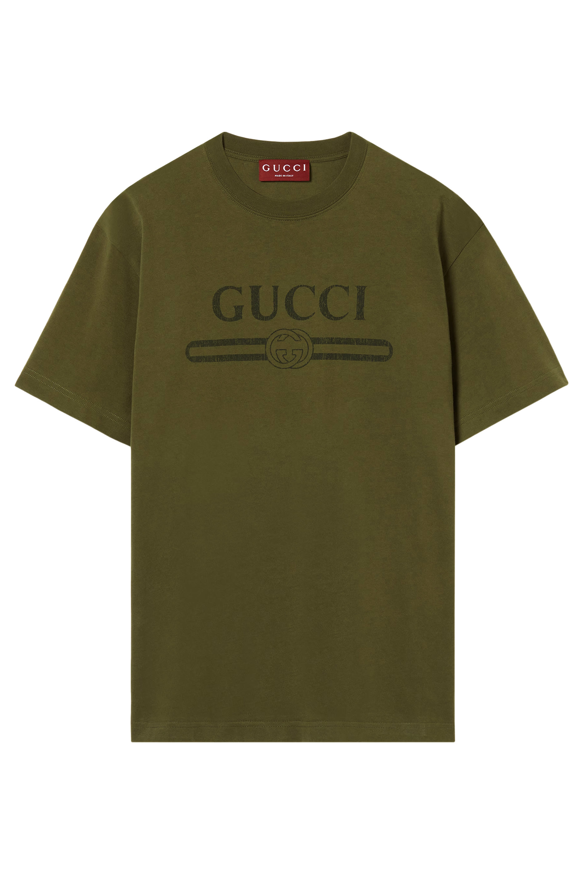 Logo Print Cotton Jersey T-Shirt