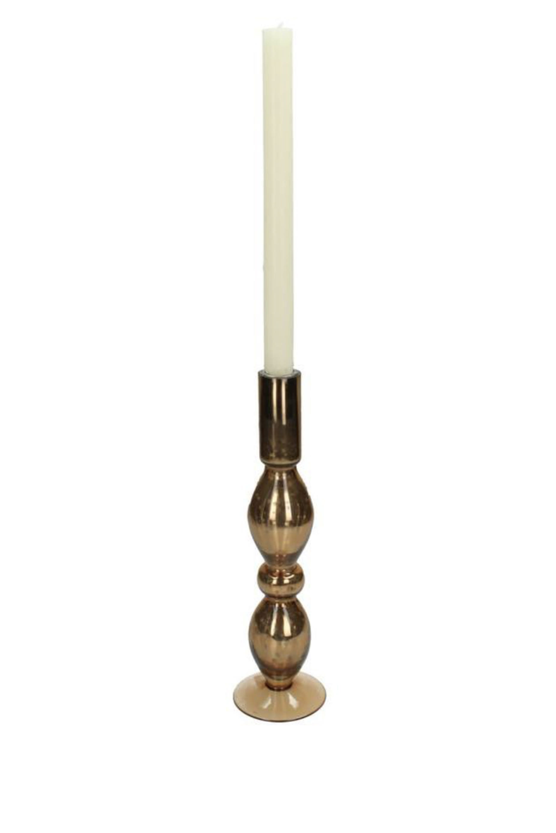 Glass Candlestick Holder