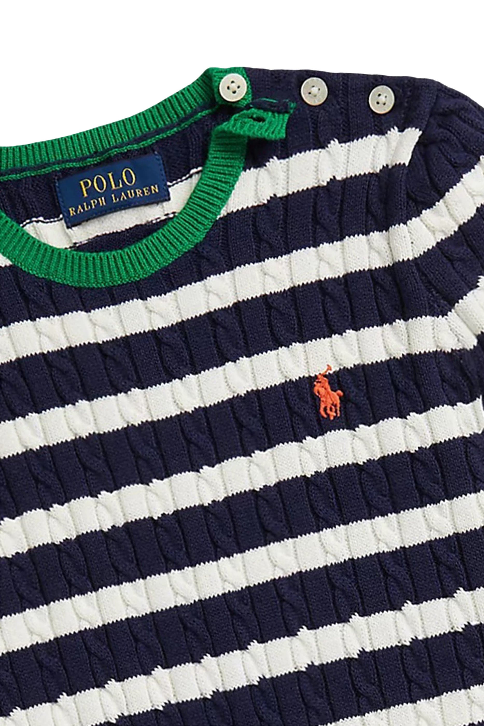 Kids  Striped Cotton Jumper & Skirt Set