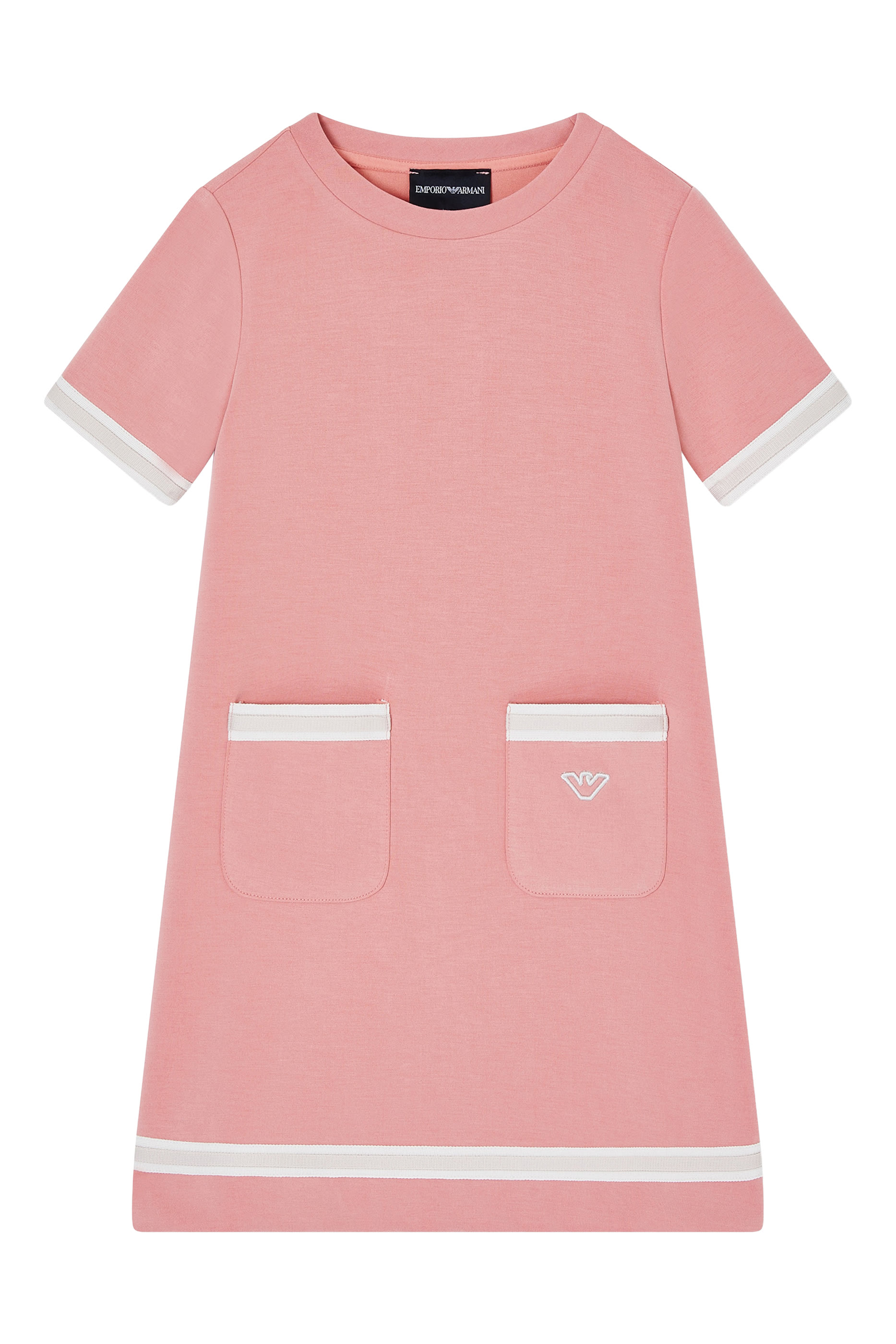 Kids Logo Flared Cupro Dress