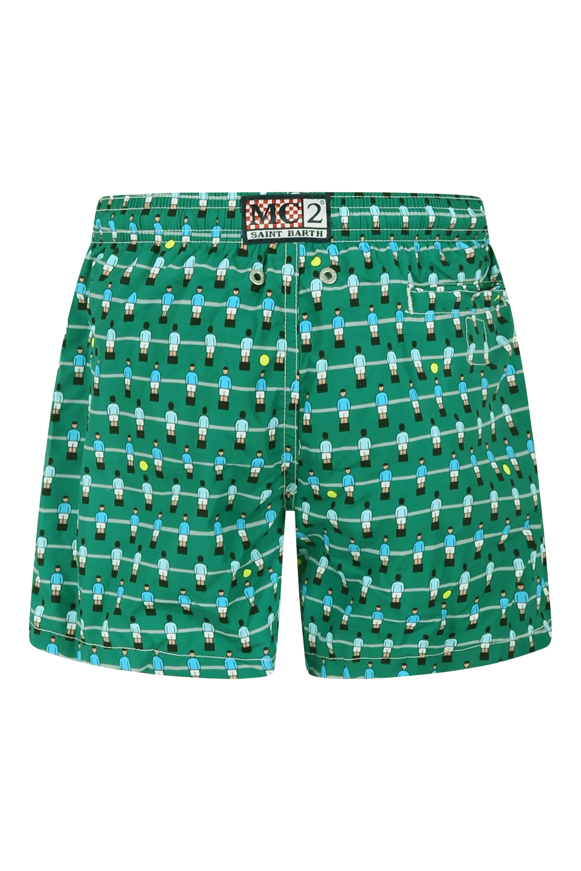 Kids Football Game-Printed Swim Shorts