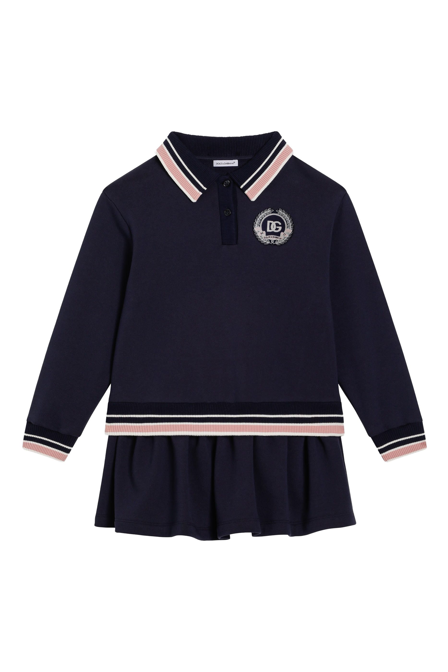 Kids DG Patch Fleece Dress