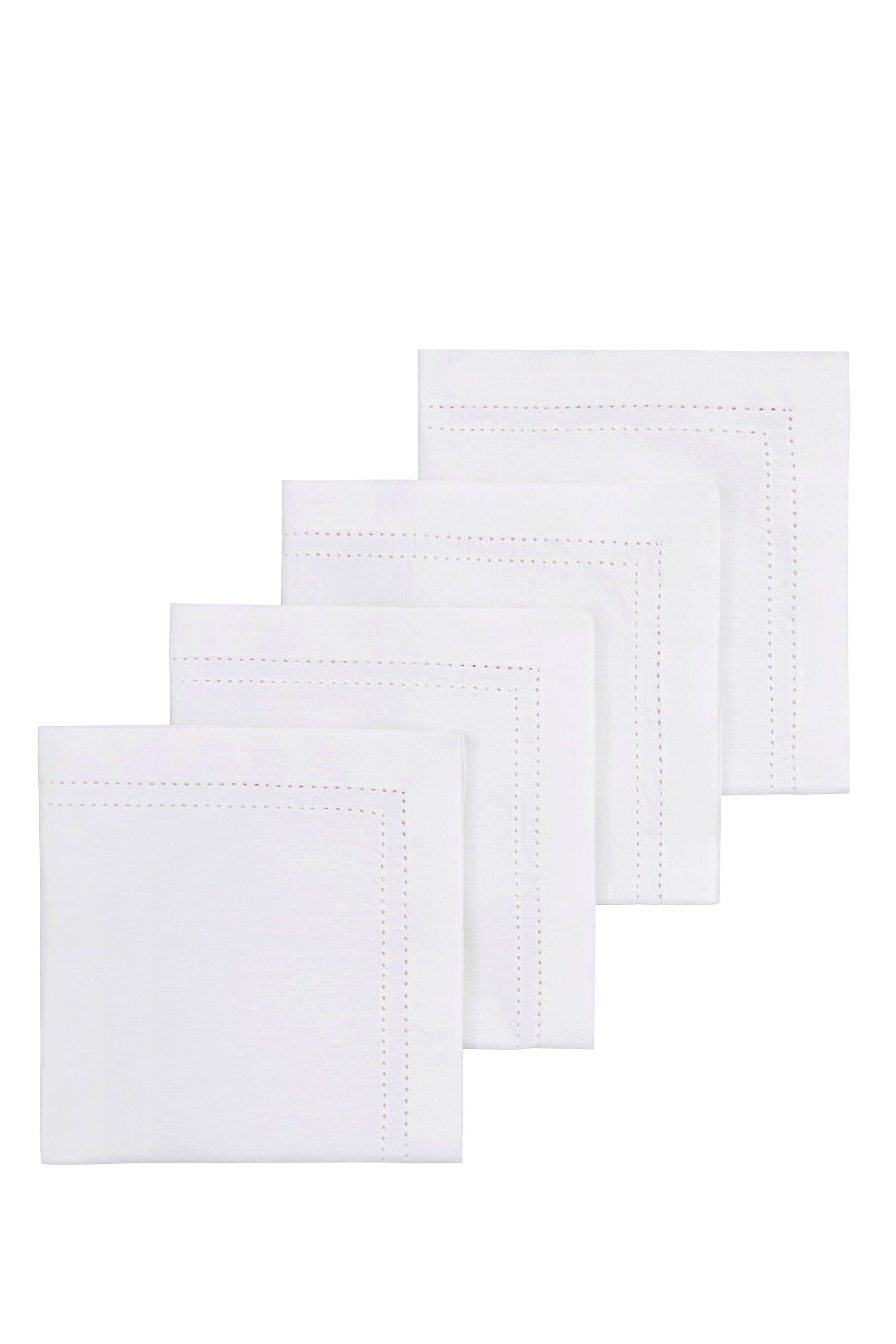 Picot Stitch Napkins - Set of 4