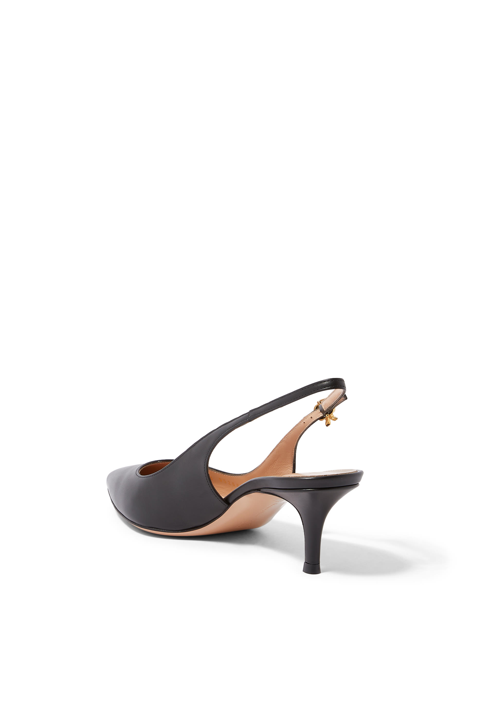 Ribbon 55 Leather Slingback Pumps