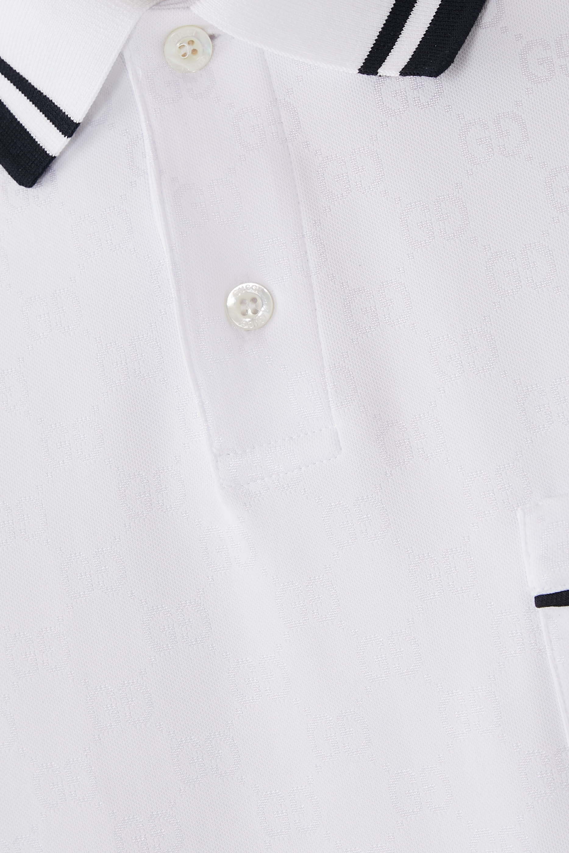 GG Nylon & Cotton Polo Shirt