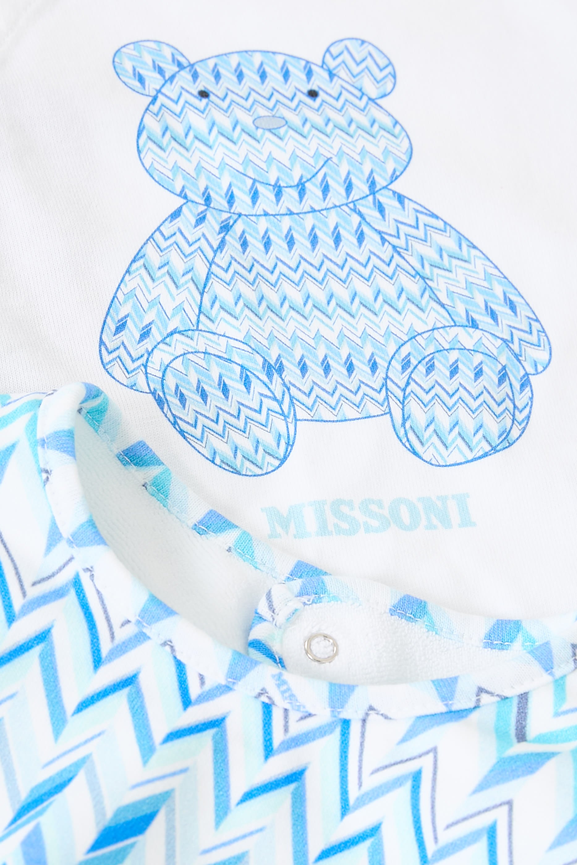 Kids Zigzag Print Babysuit Set 