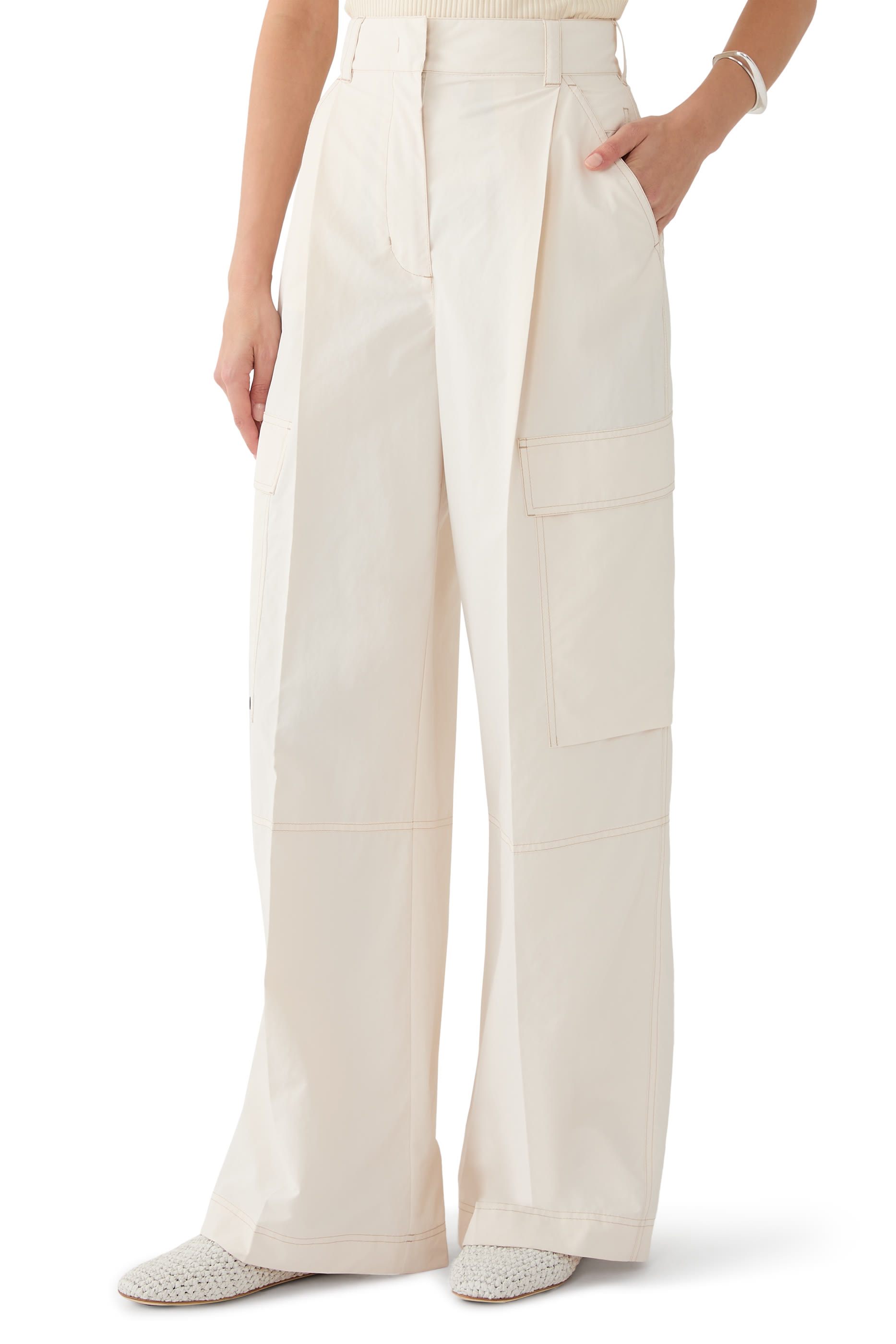 Technical Froissé Trousers