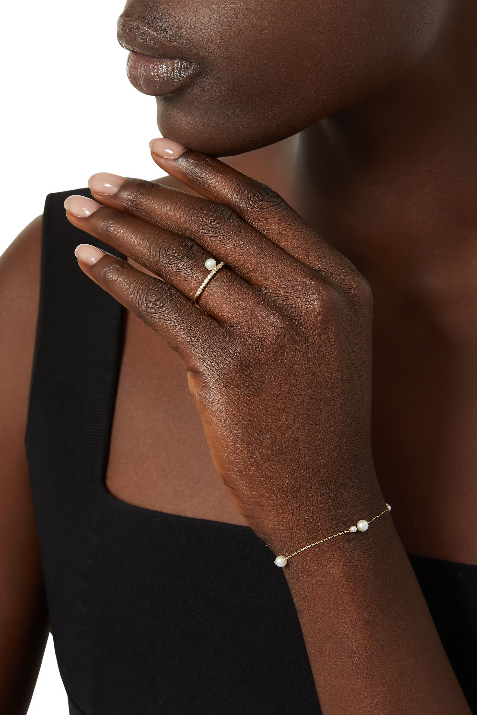 14-Karat Gold And Freshwater Pearl Ring