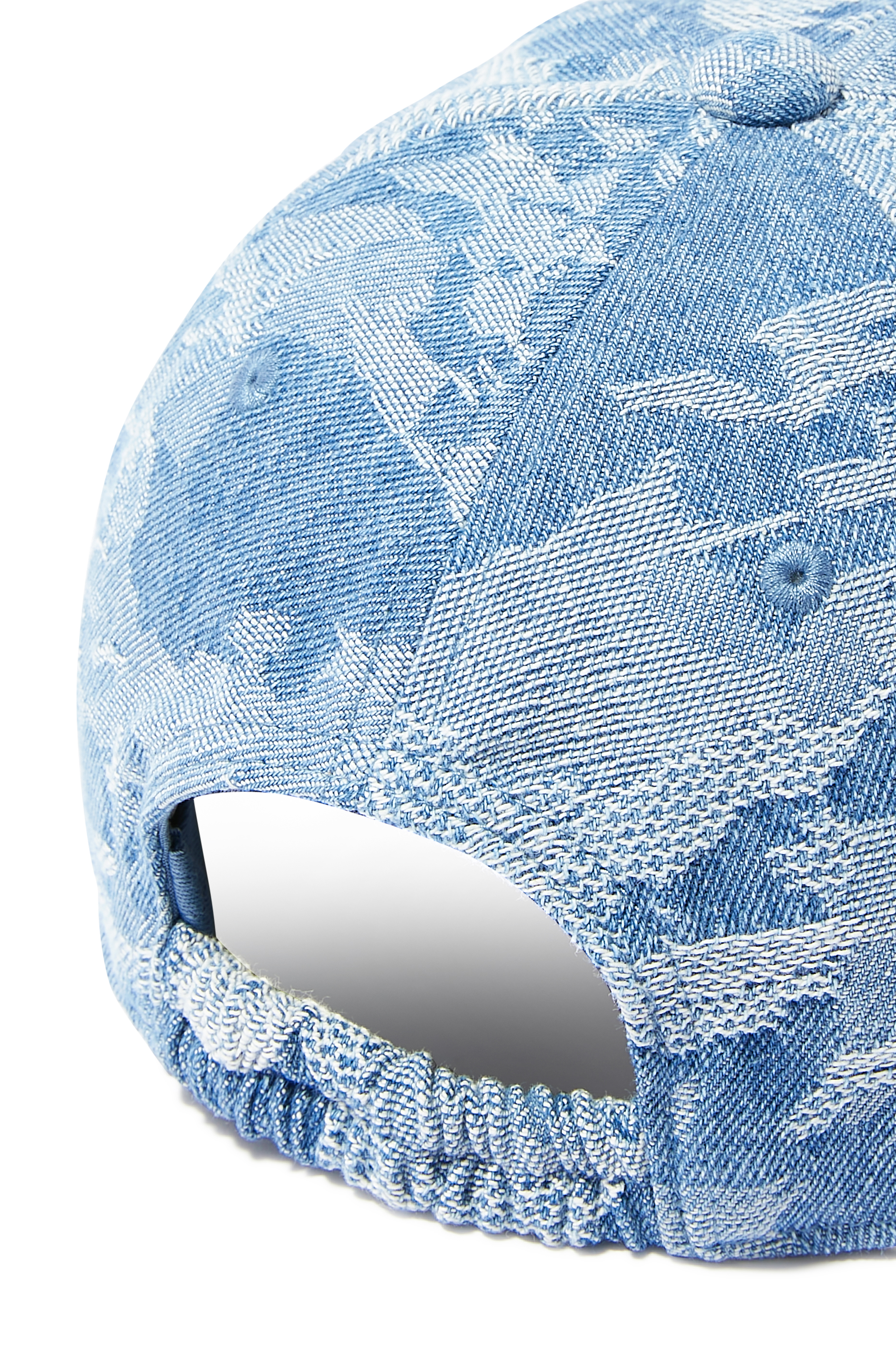 Embroidered Denim Baseball Cap