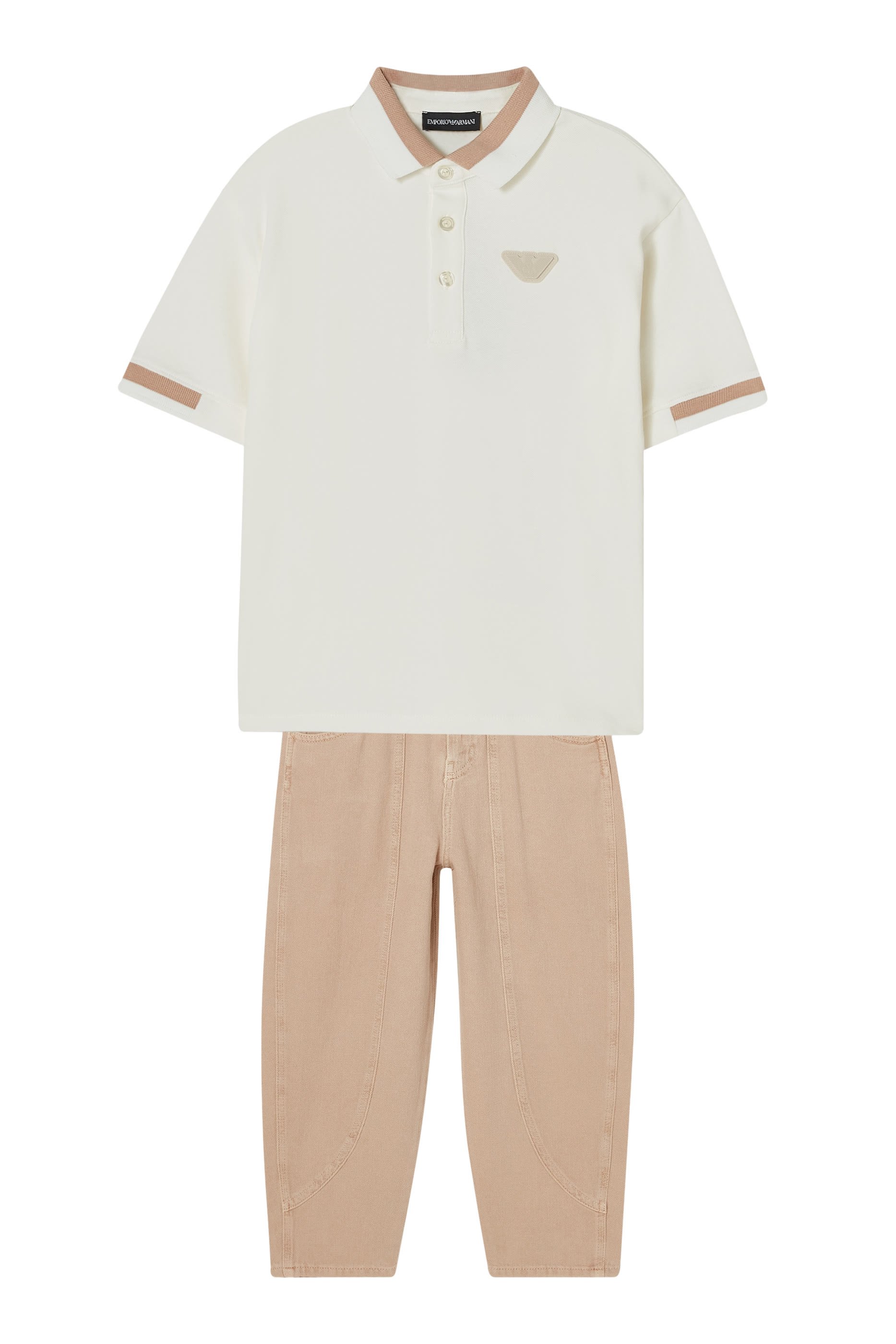 Kids  Eagle Logo Polo Shirt 