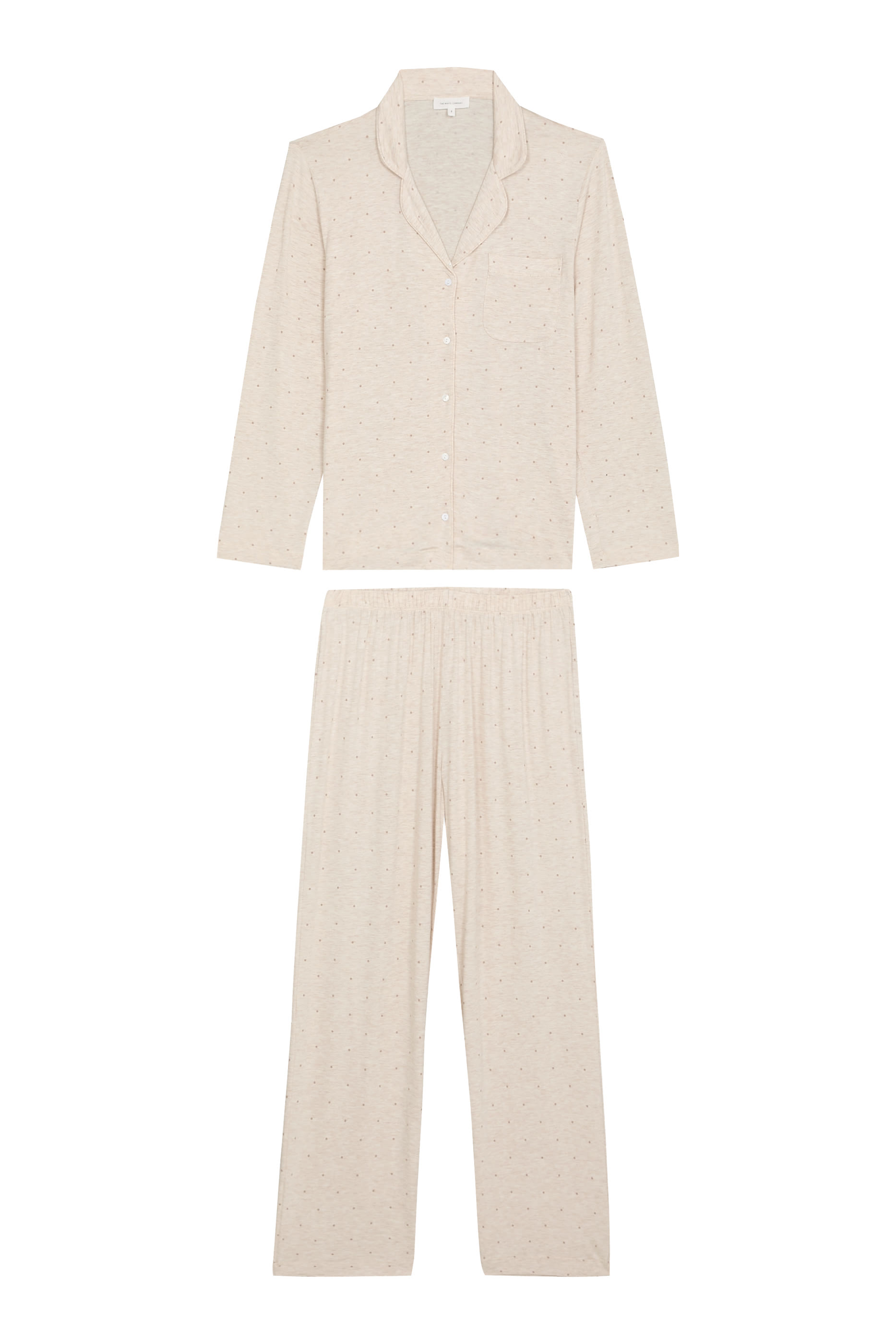 Jersey Classic Dot Pajama Set 