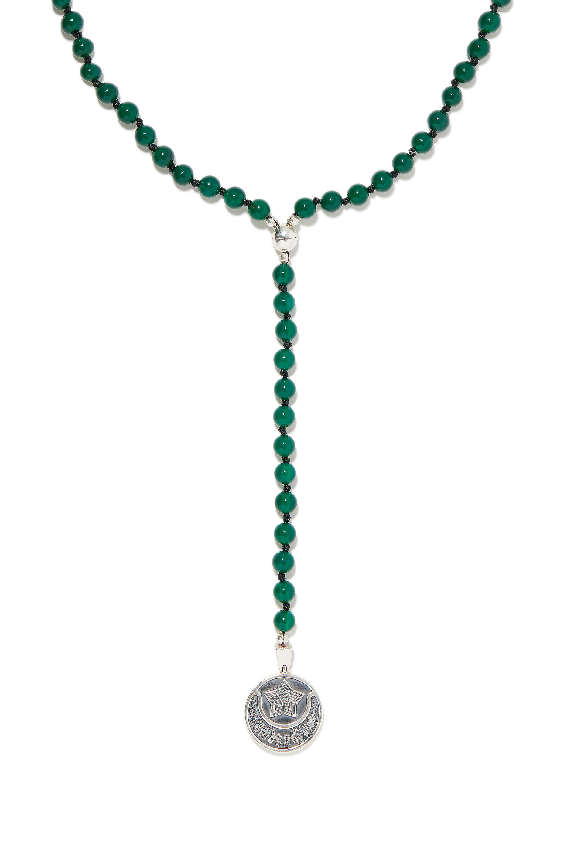 Faith Necklace, 18K Yellow Gold  & Lapis Lazuli