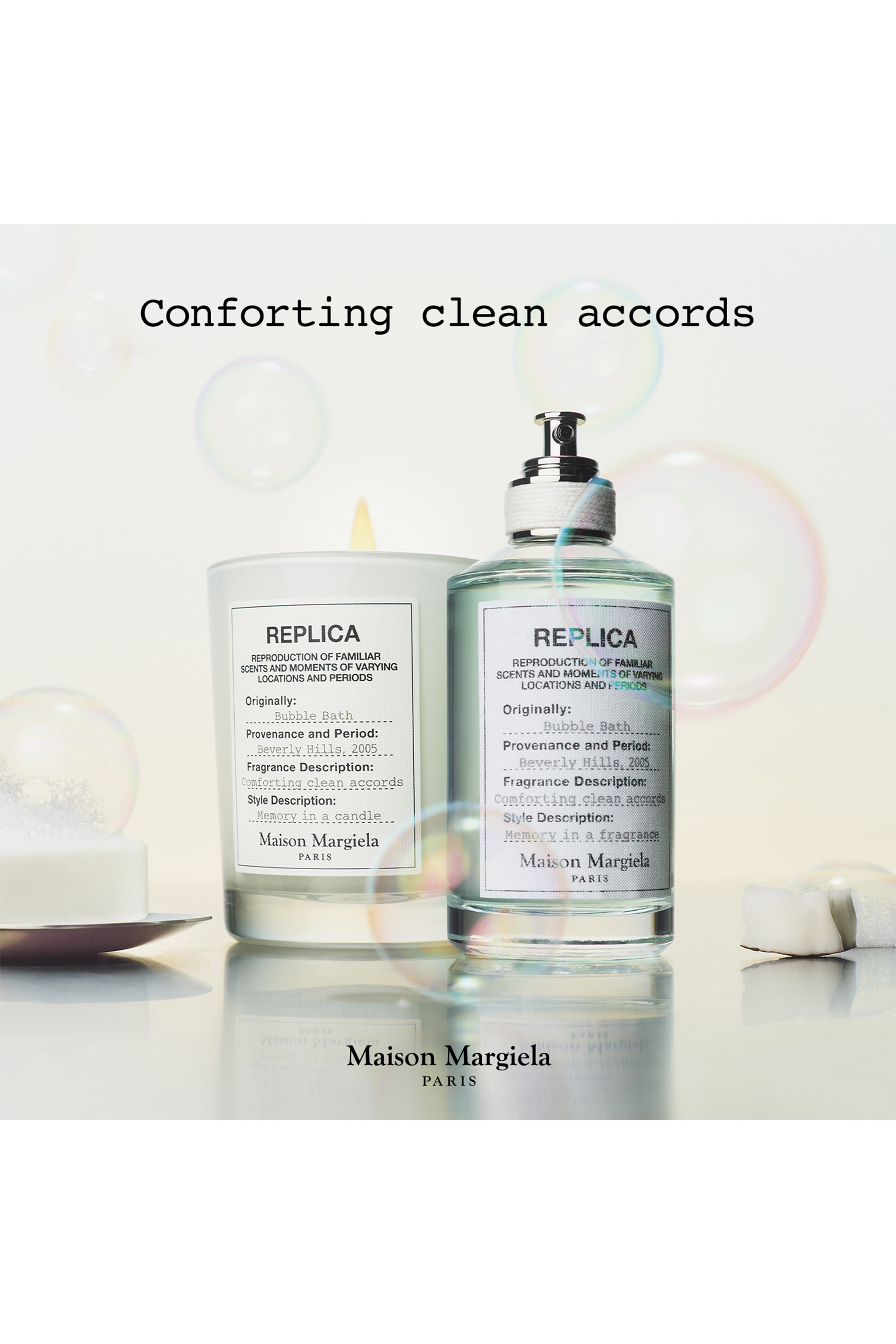 Replica Bubble Bath Candle