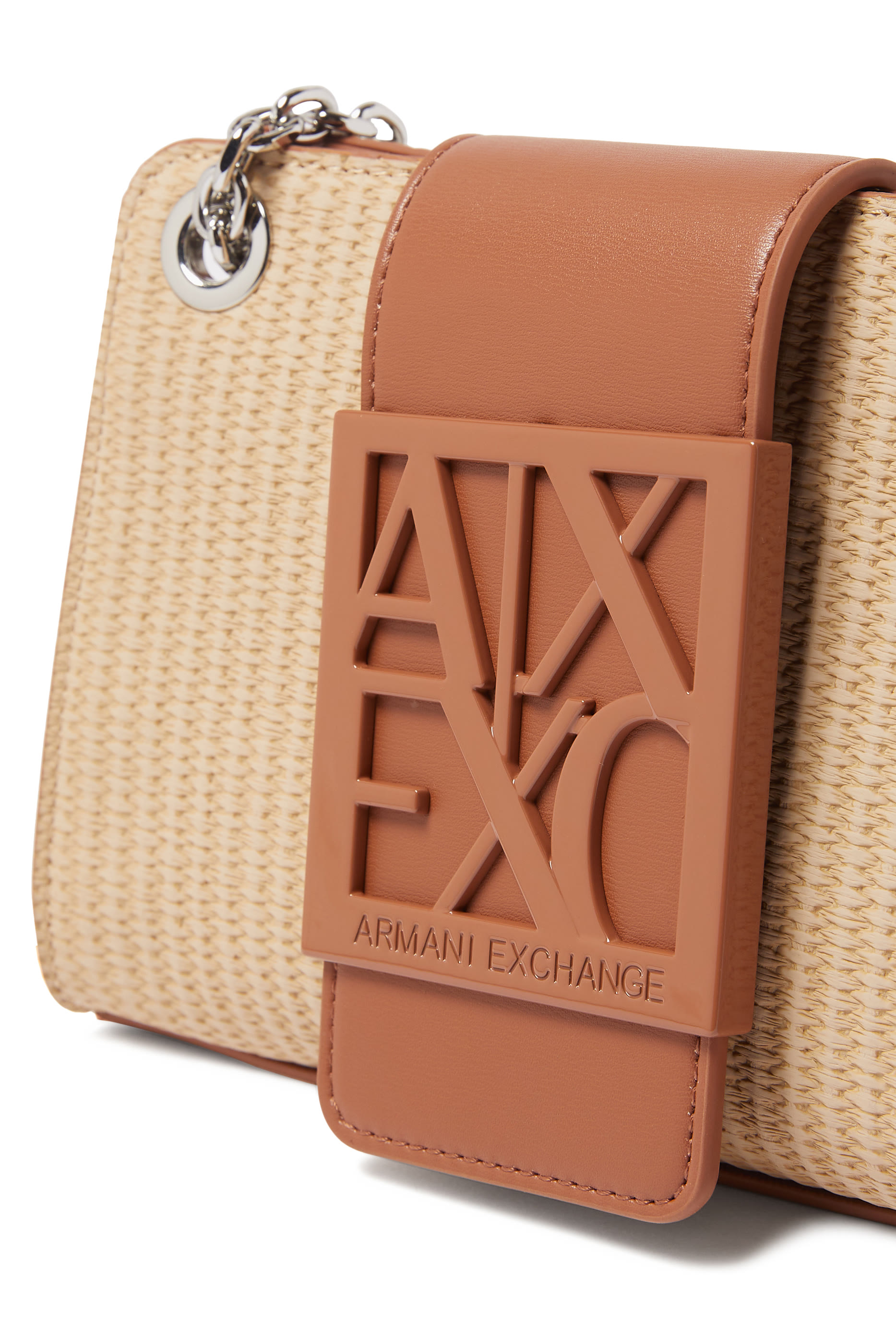Susie Straw AX Logo Bag