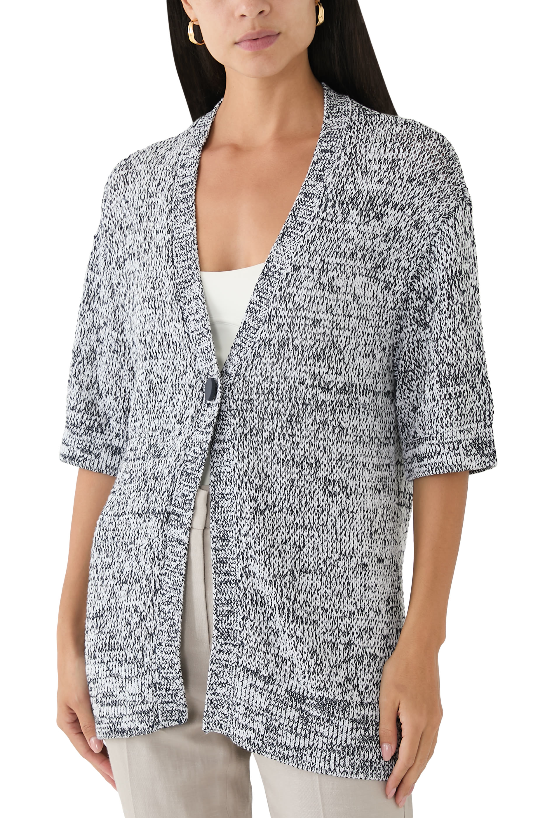 V-Neck Cardigan Kintwear