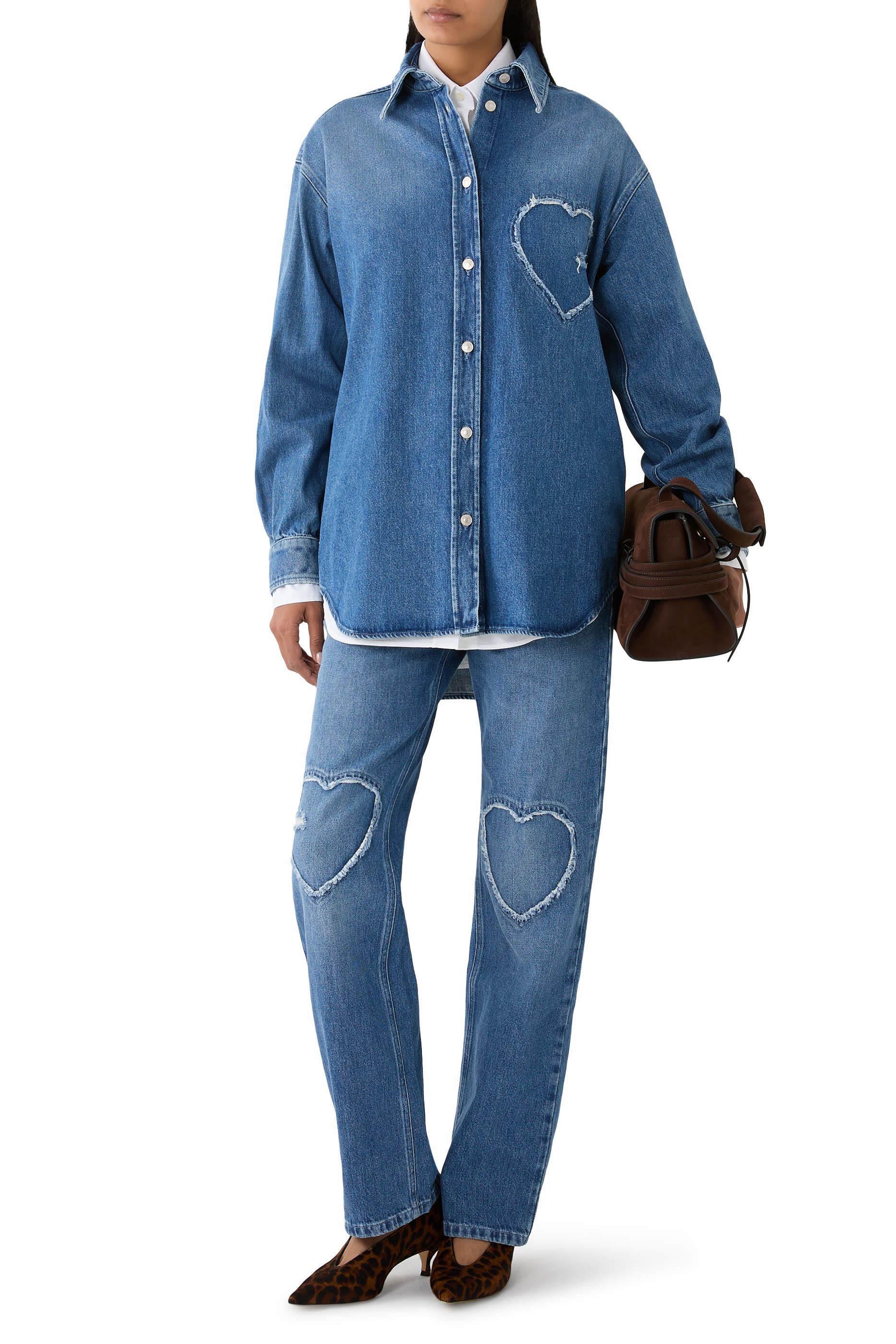Heart Denim Shirt 
