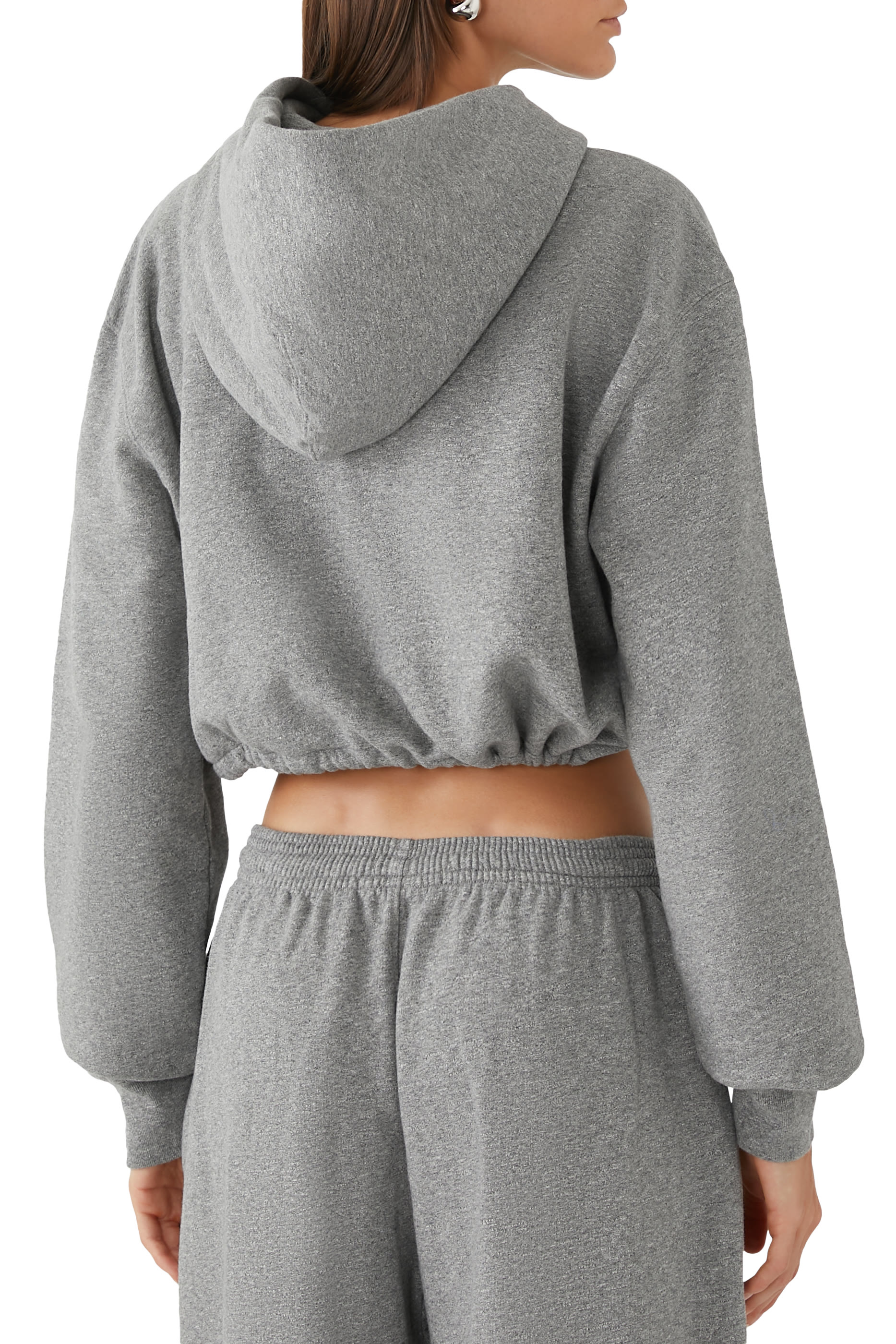 Deconstructed Logo Wrap Hoodie