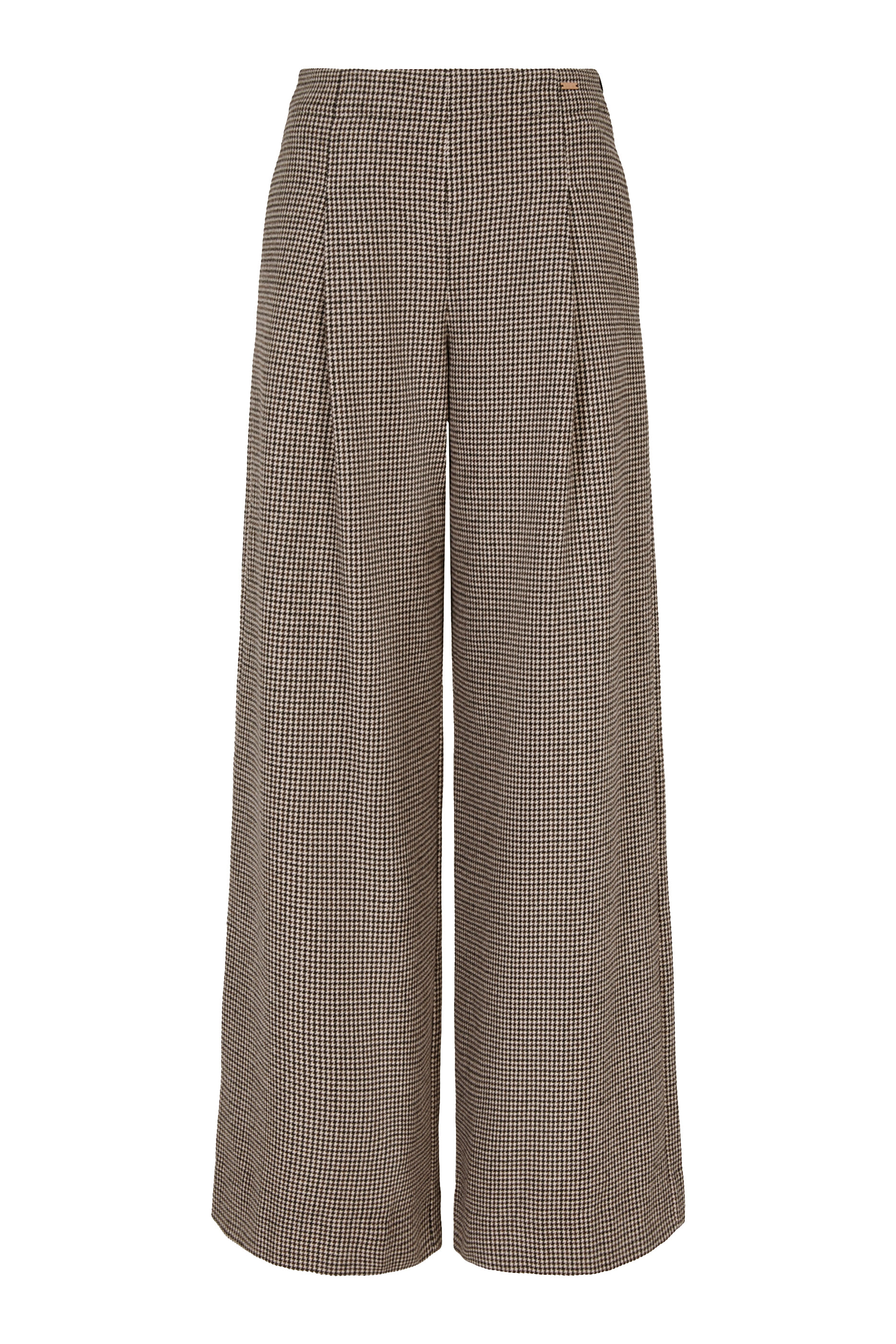 Houndstooth Palazzo Trousers