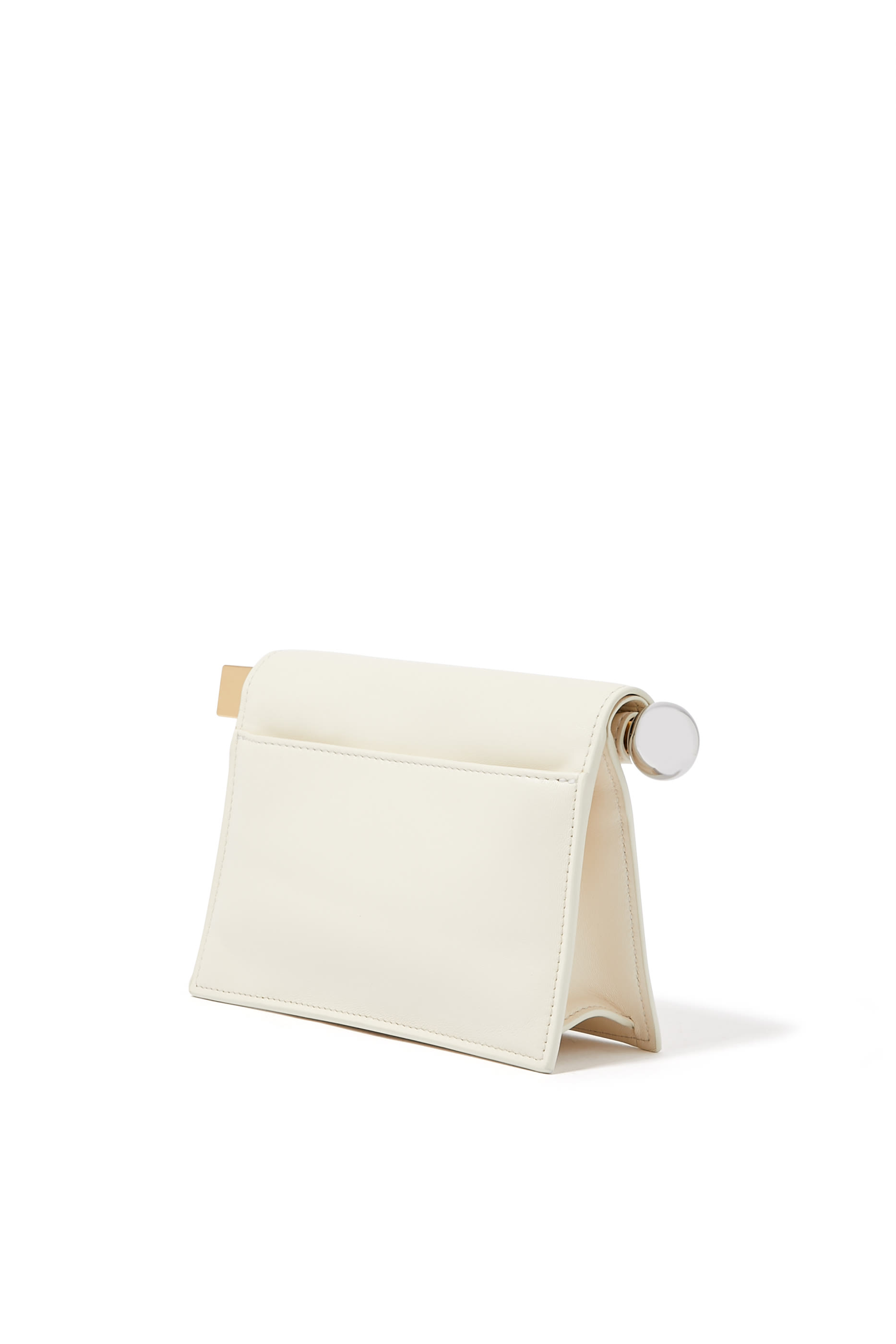 The Small Rond Carr&eacute; Clutch Bag