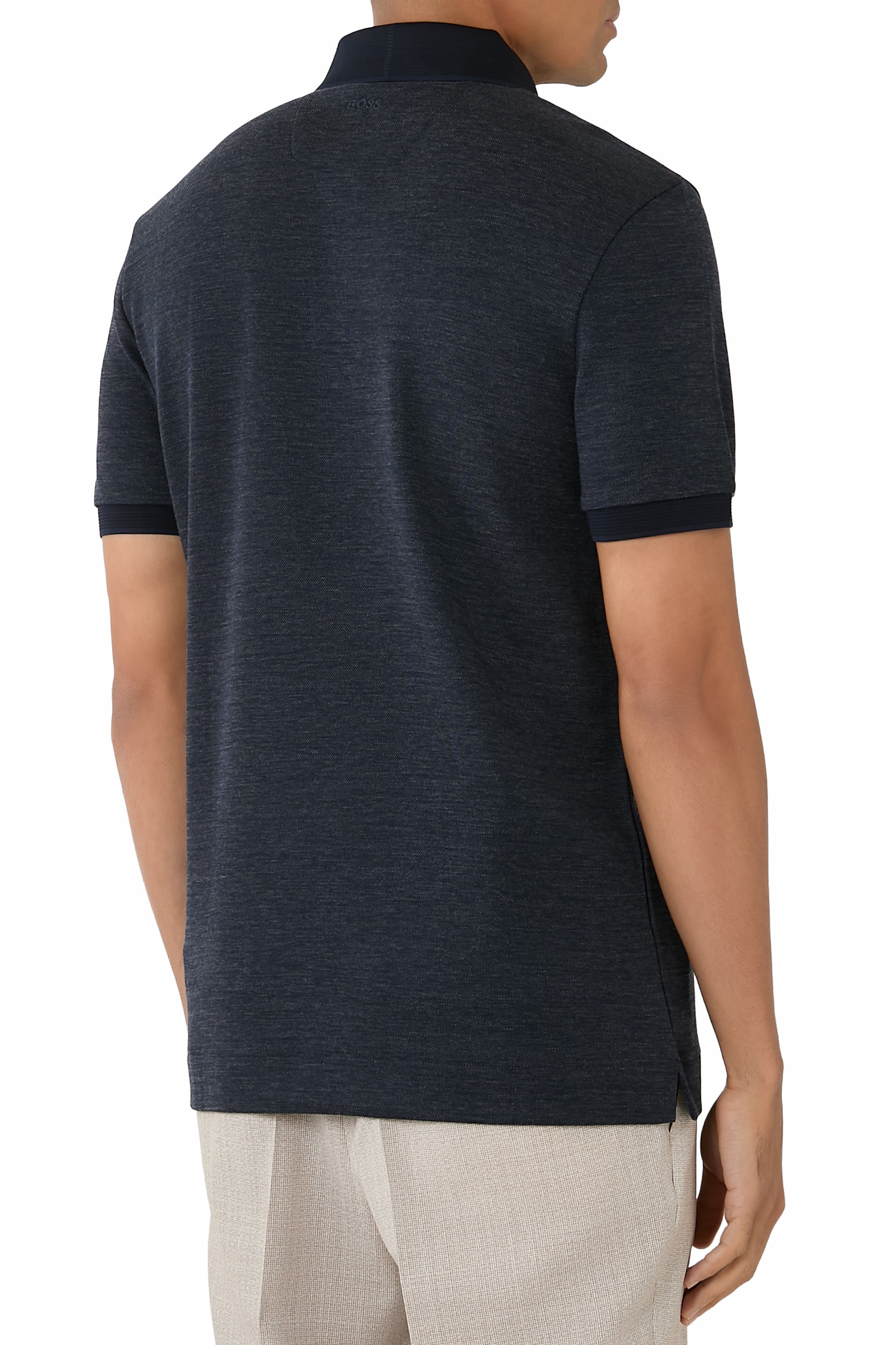 Regular Fit Cotton-Wool Piqu&eacute; Polo Shirt