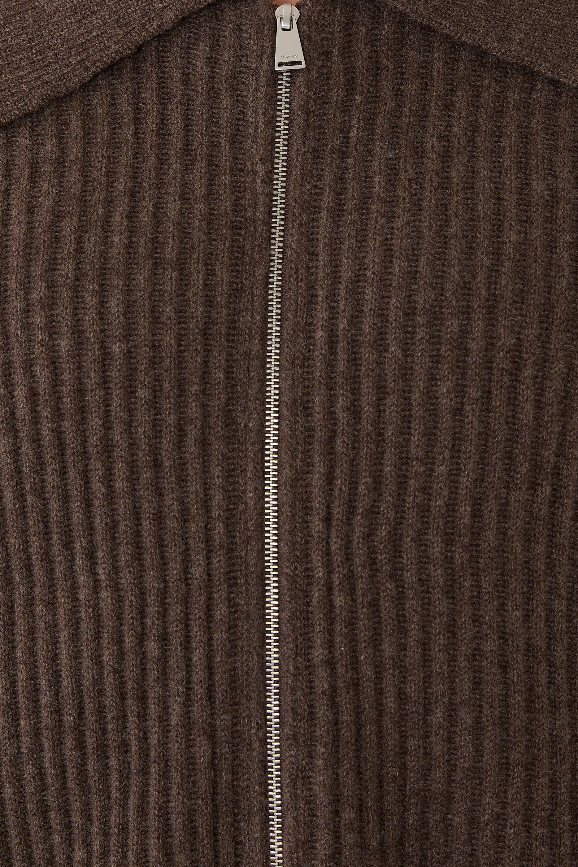 Geoff Cashmere Zip Up Jacket