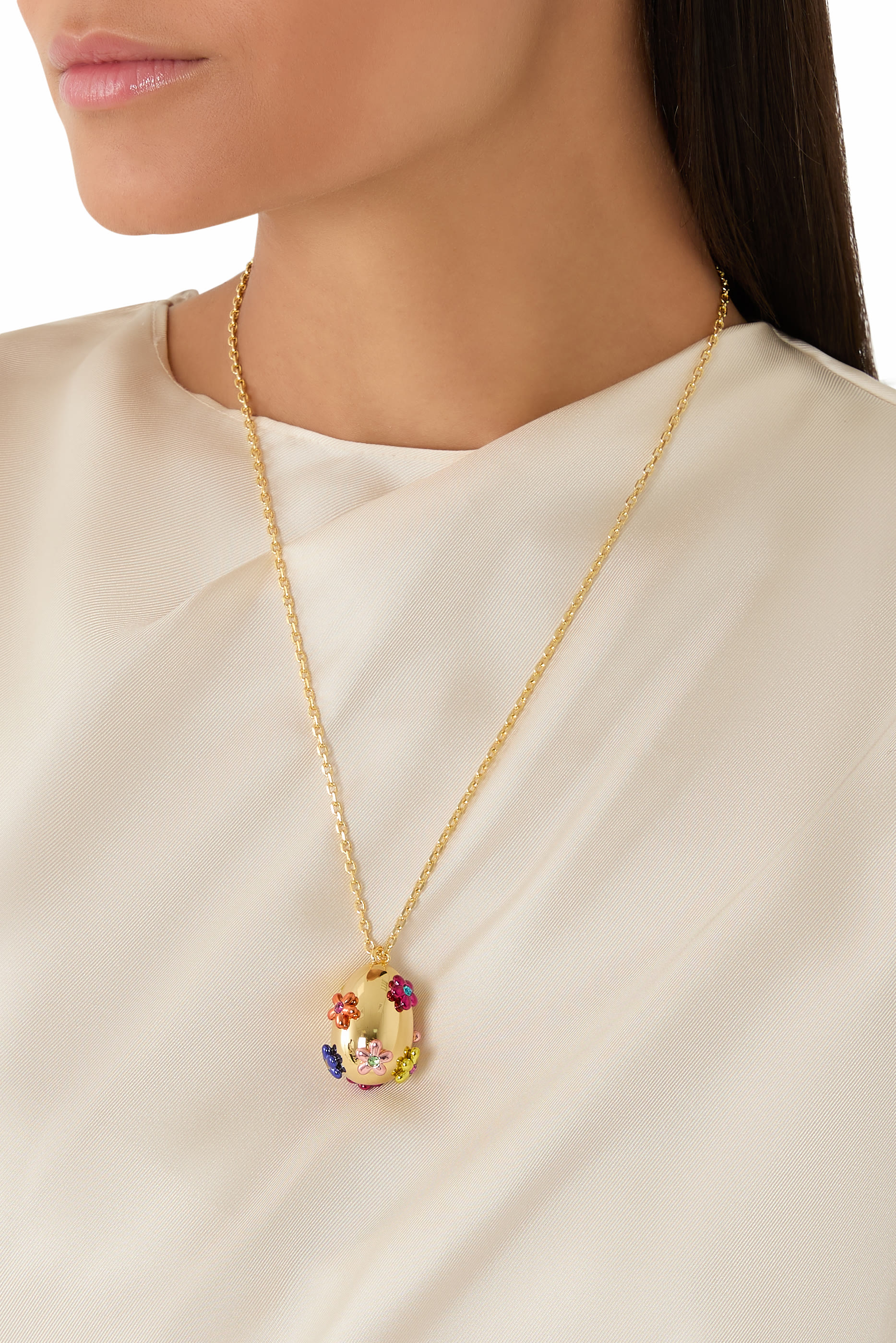 Rainbow Floral Necklace