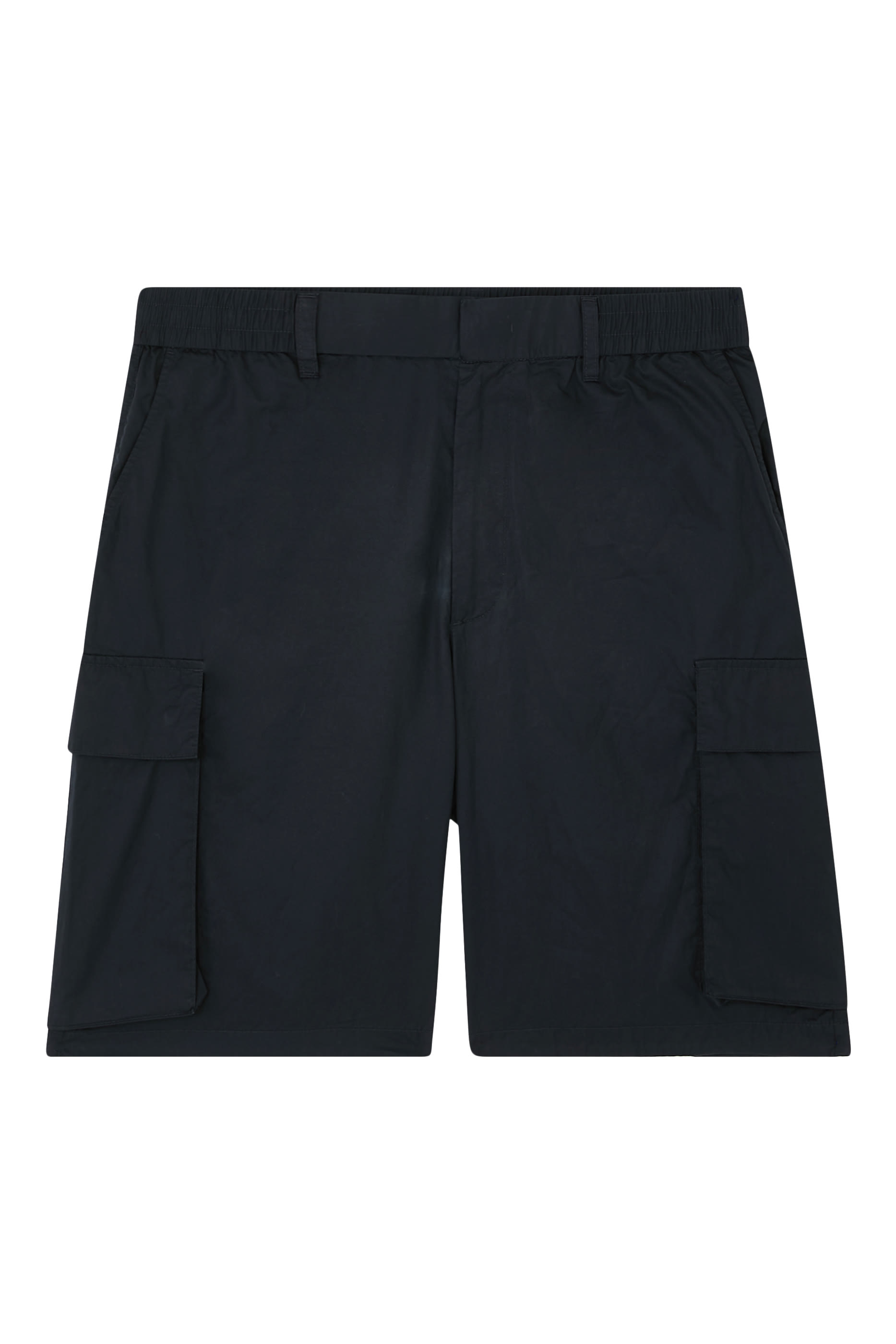 Maxi Pockets Cotton Twill Cargo Shorts