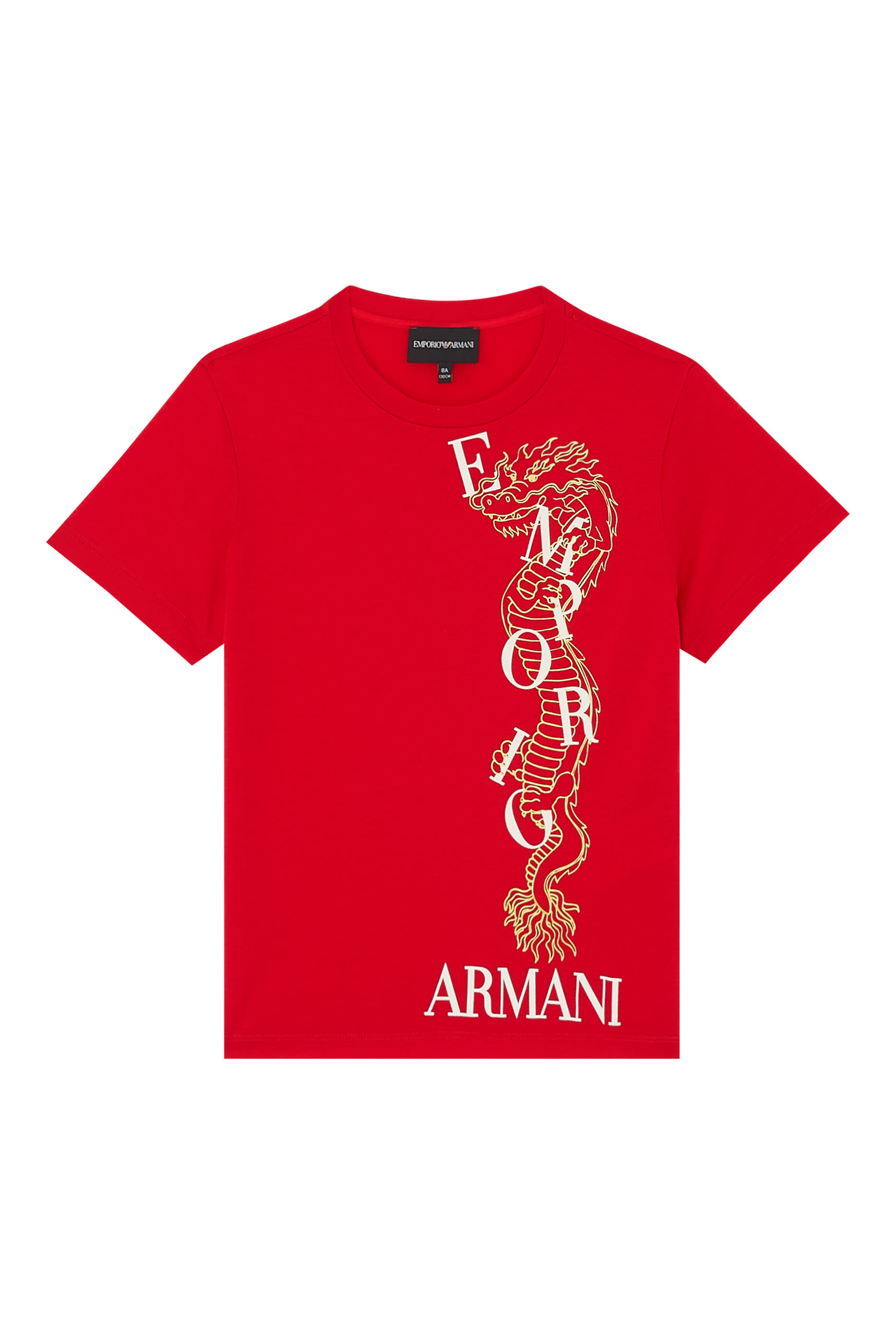 Kids Chinese New Year Logo Print T-Shirt