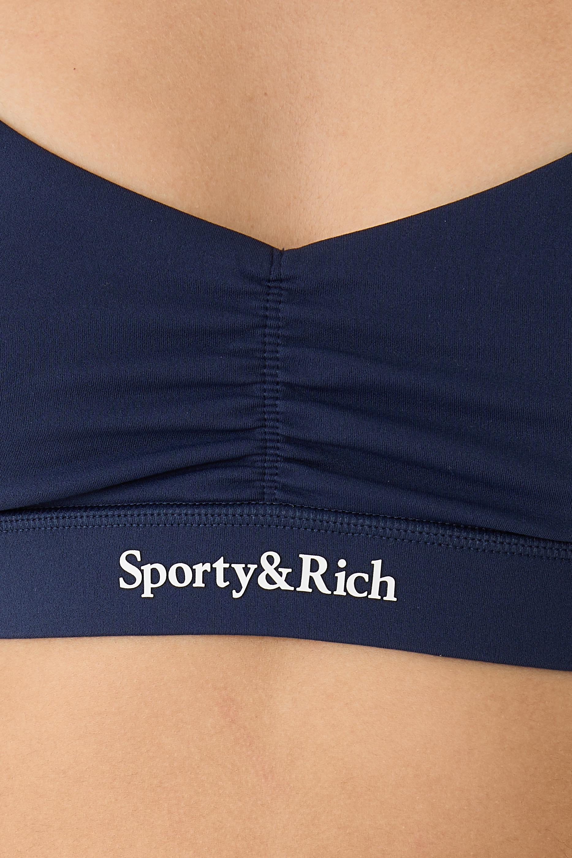 Serif Logo Mini Sports Bra