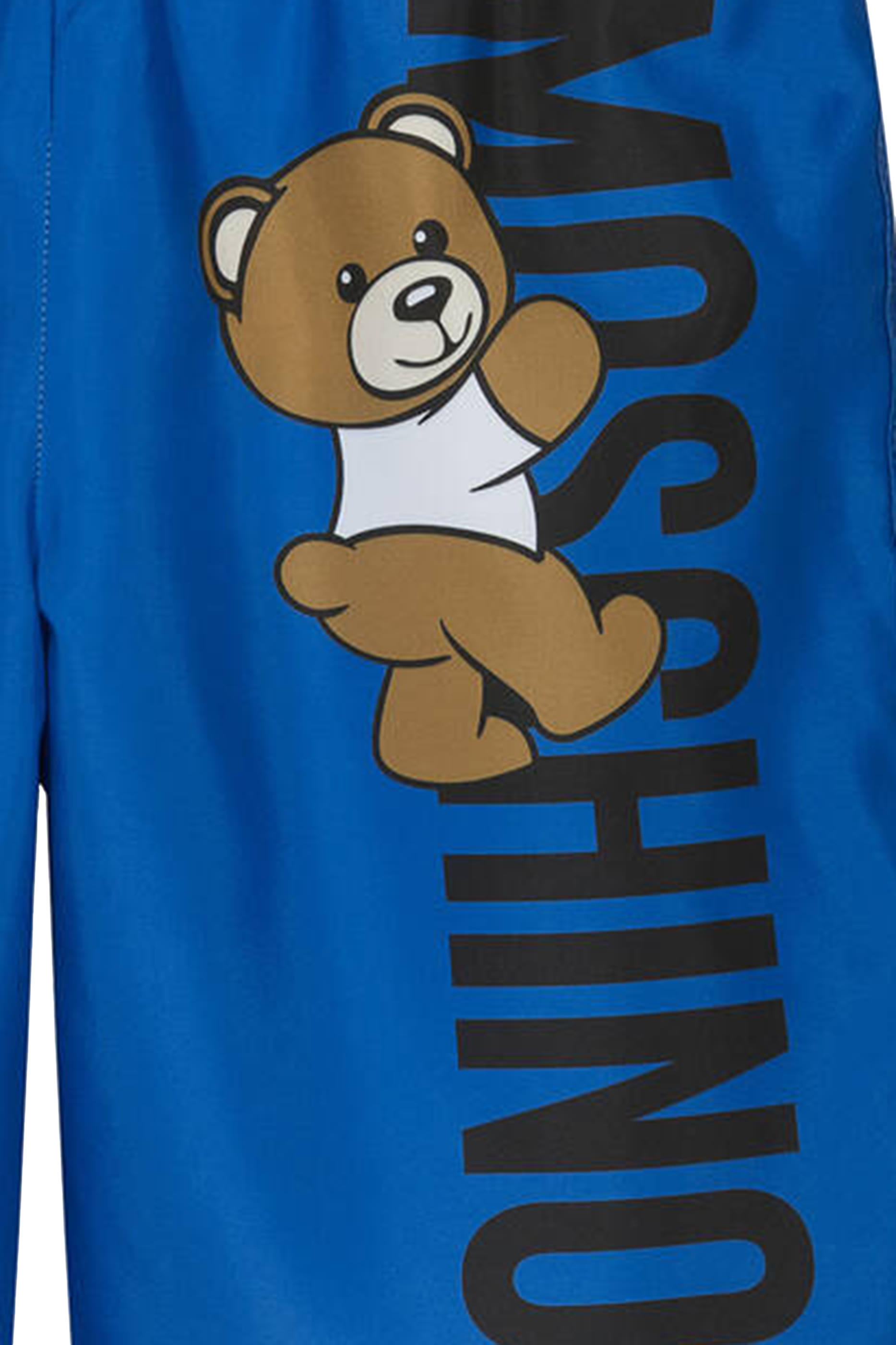 Kids Teddy Logo Print Swim Short