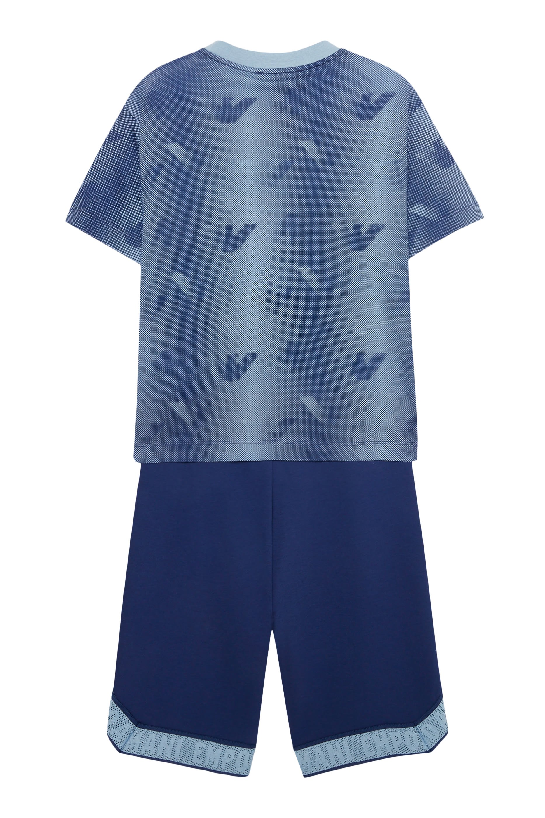 Kids All-Over Eagle Logo T-Shirt & Shorts Set 