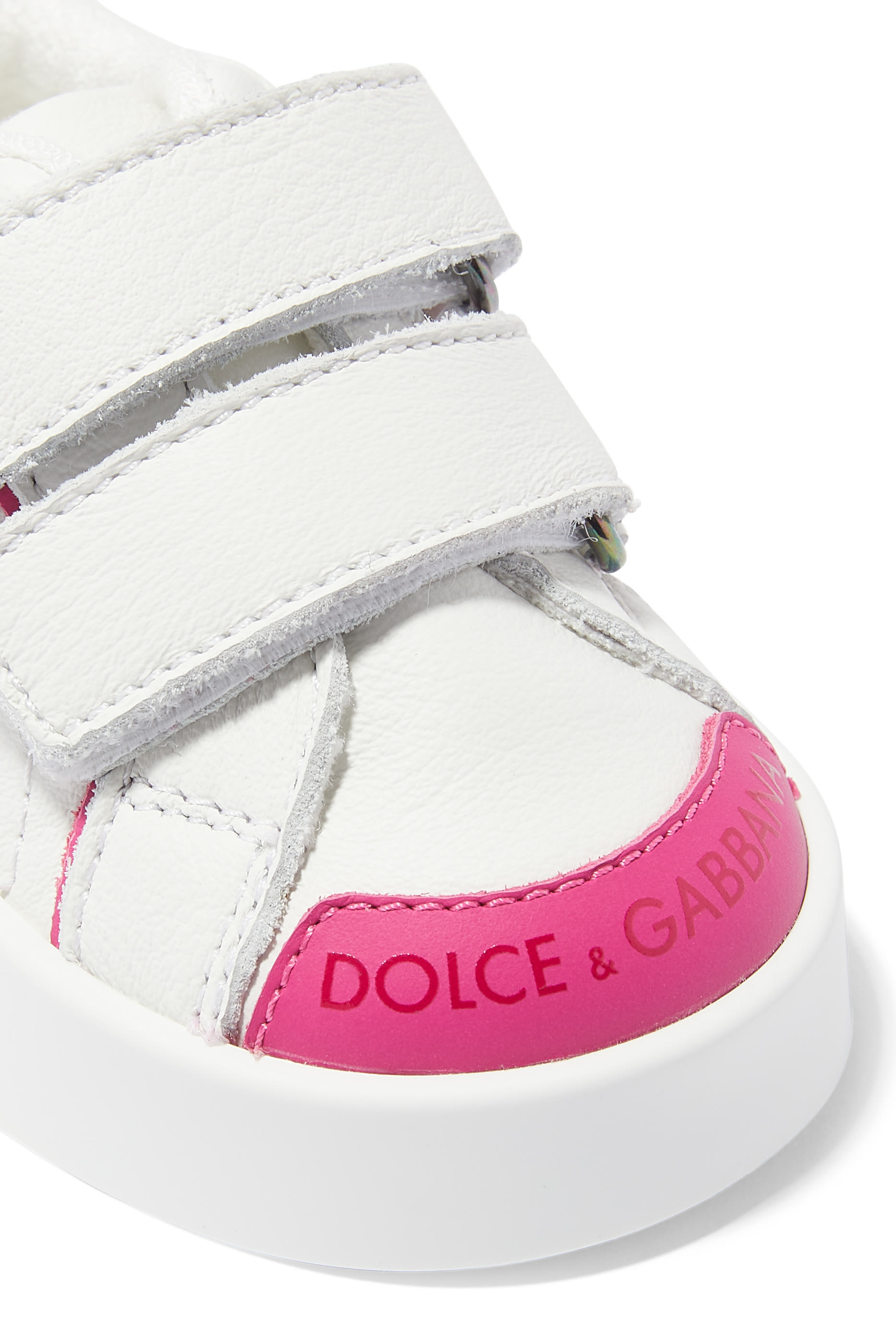 Kids Portofino Leather Low Top Sneakers