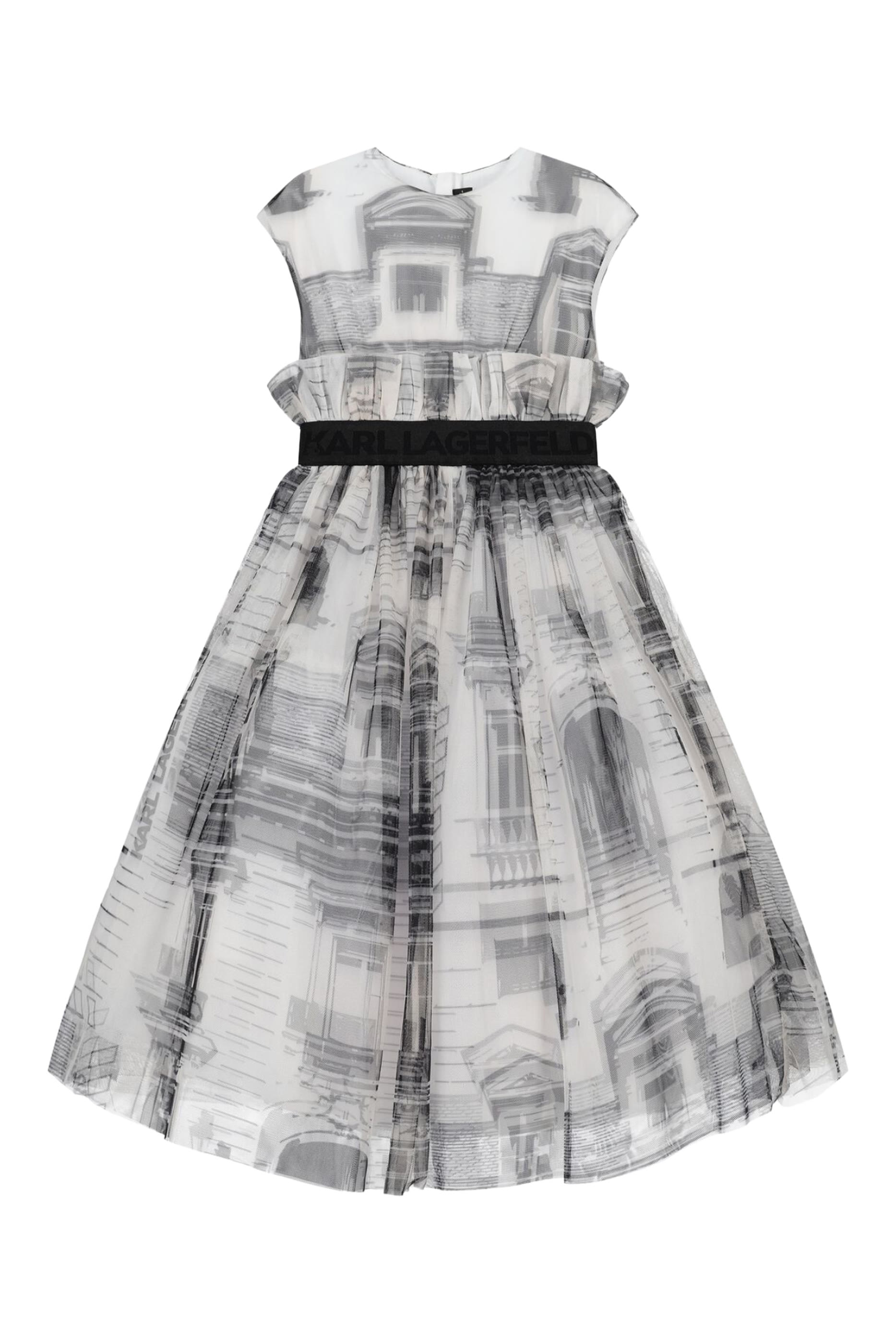 Kids  Sleeveless Tulle Dress