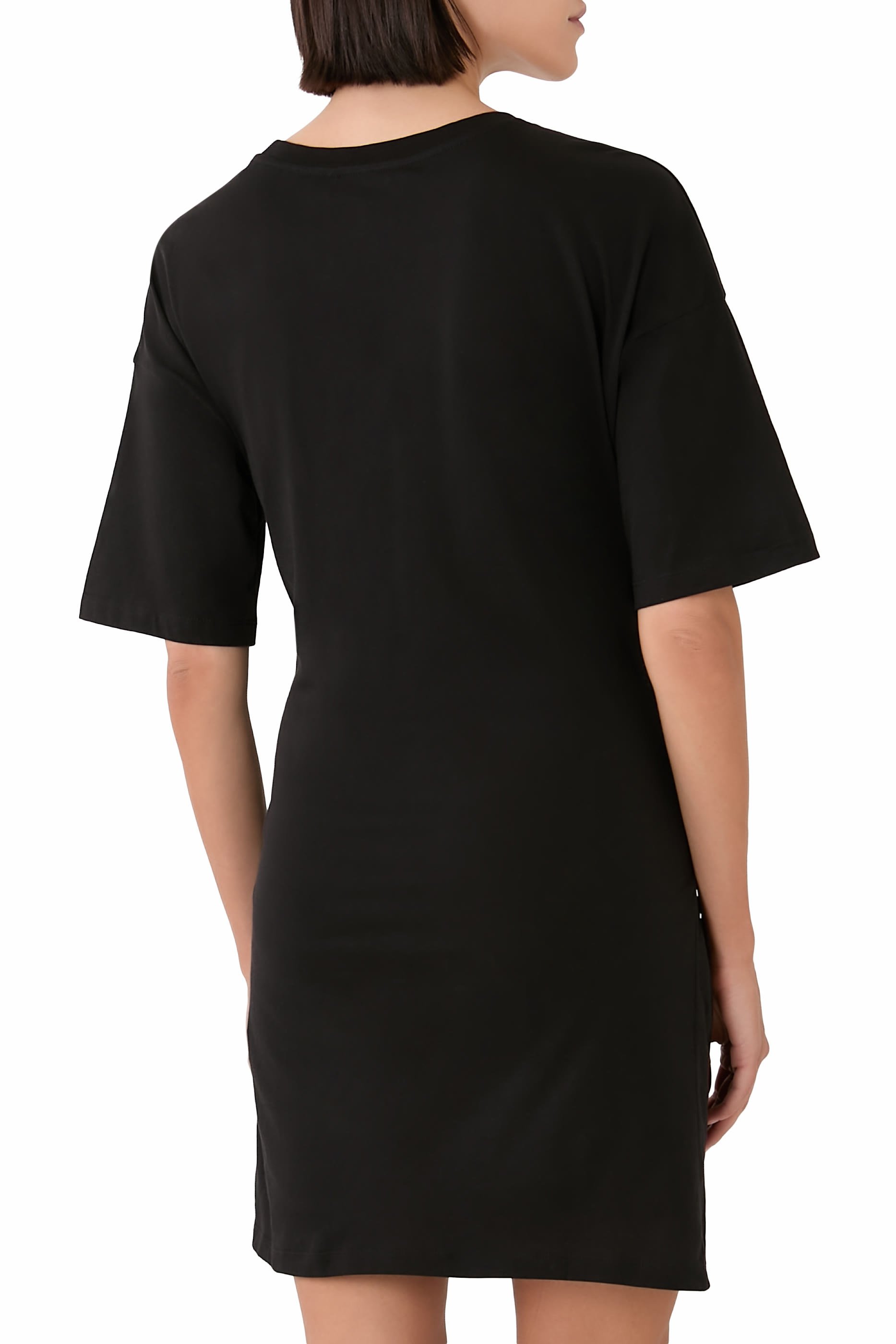 Waist Ribbon Short Dress