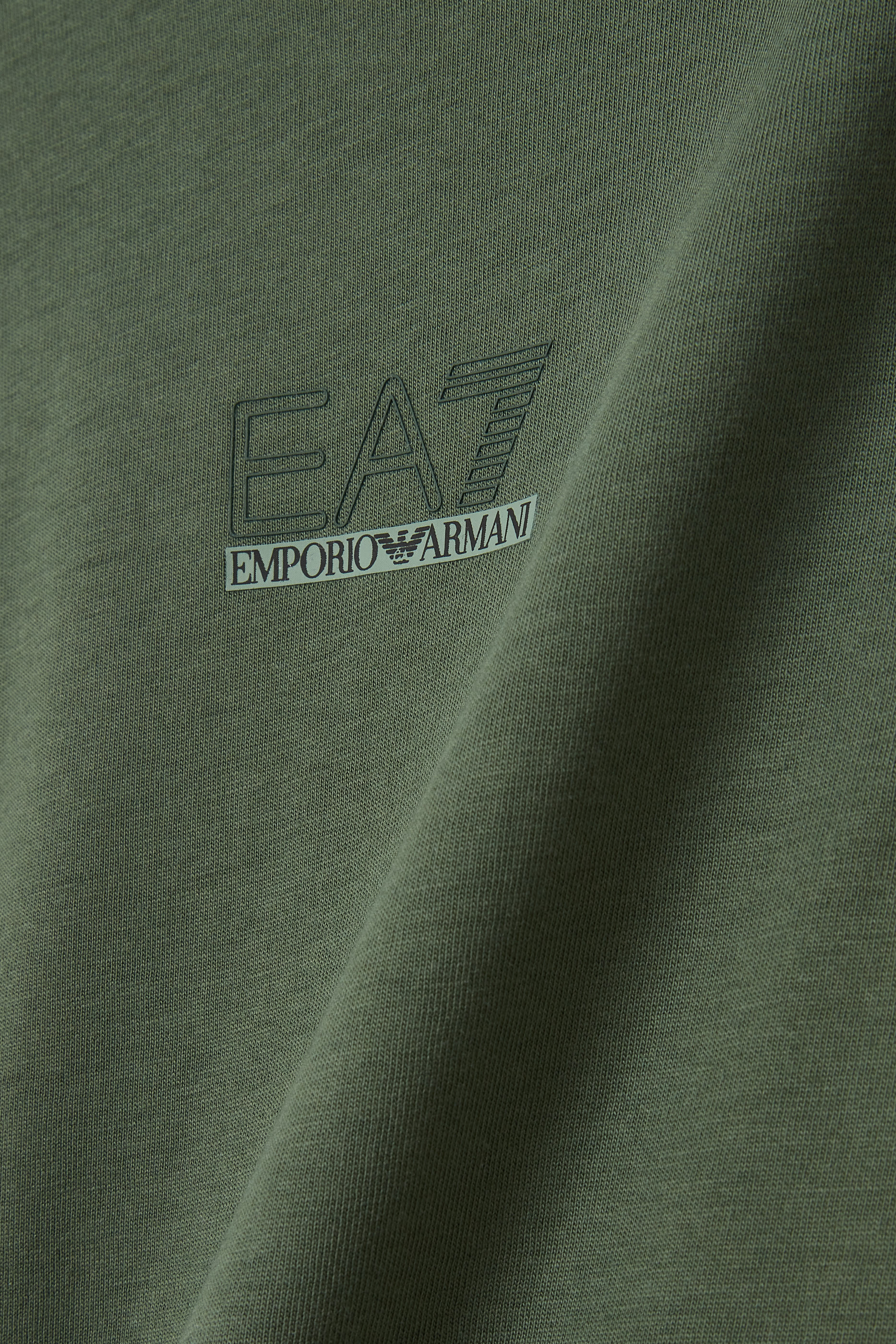 Kids EA7 Monogram Logo T-Shirt