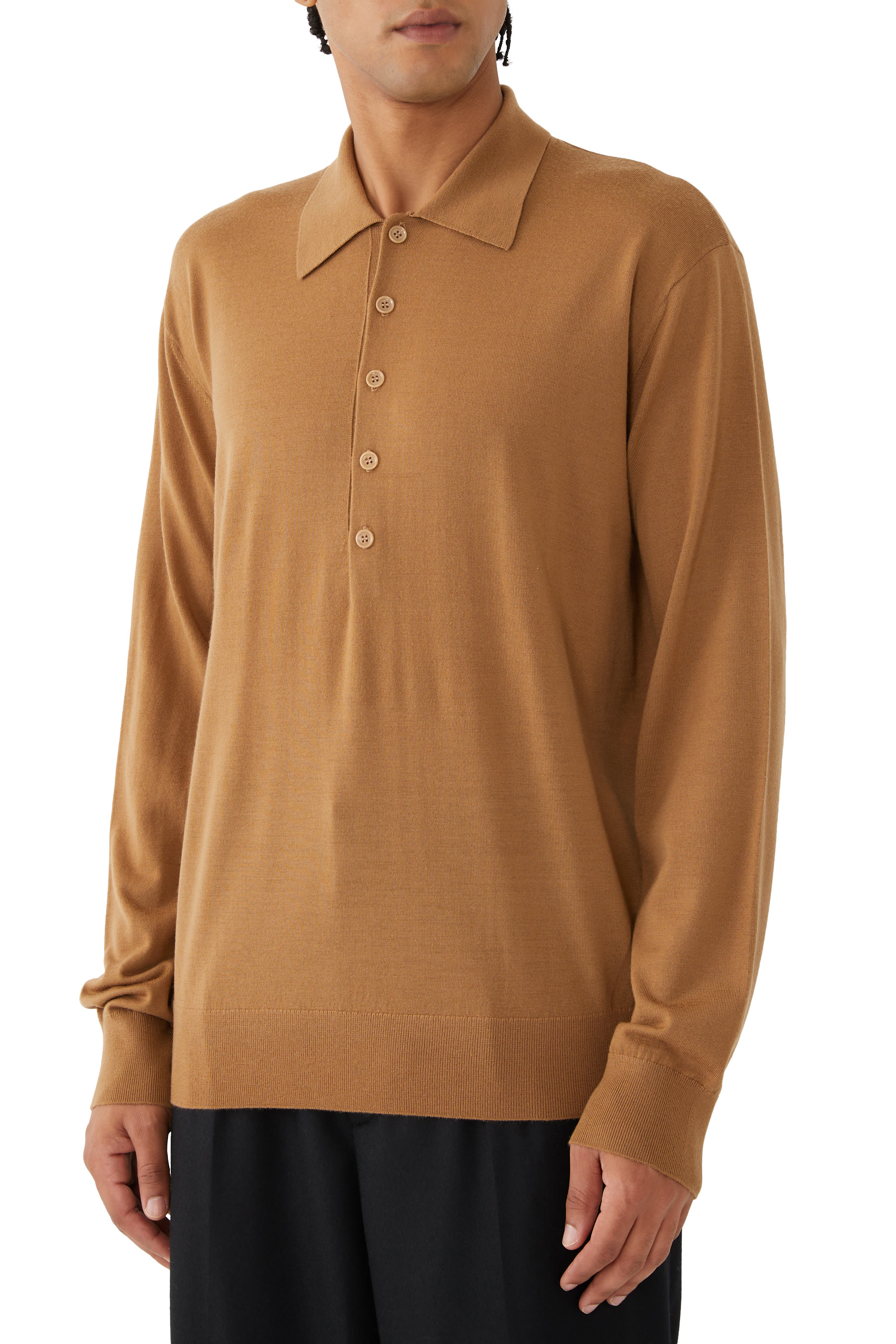 Muano Wool Polo Sweater